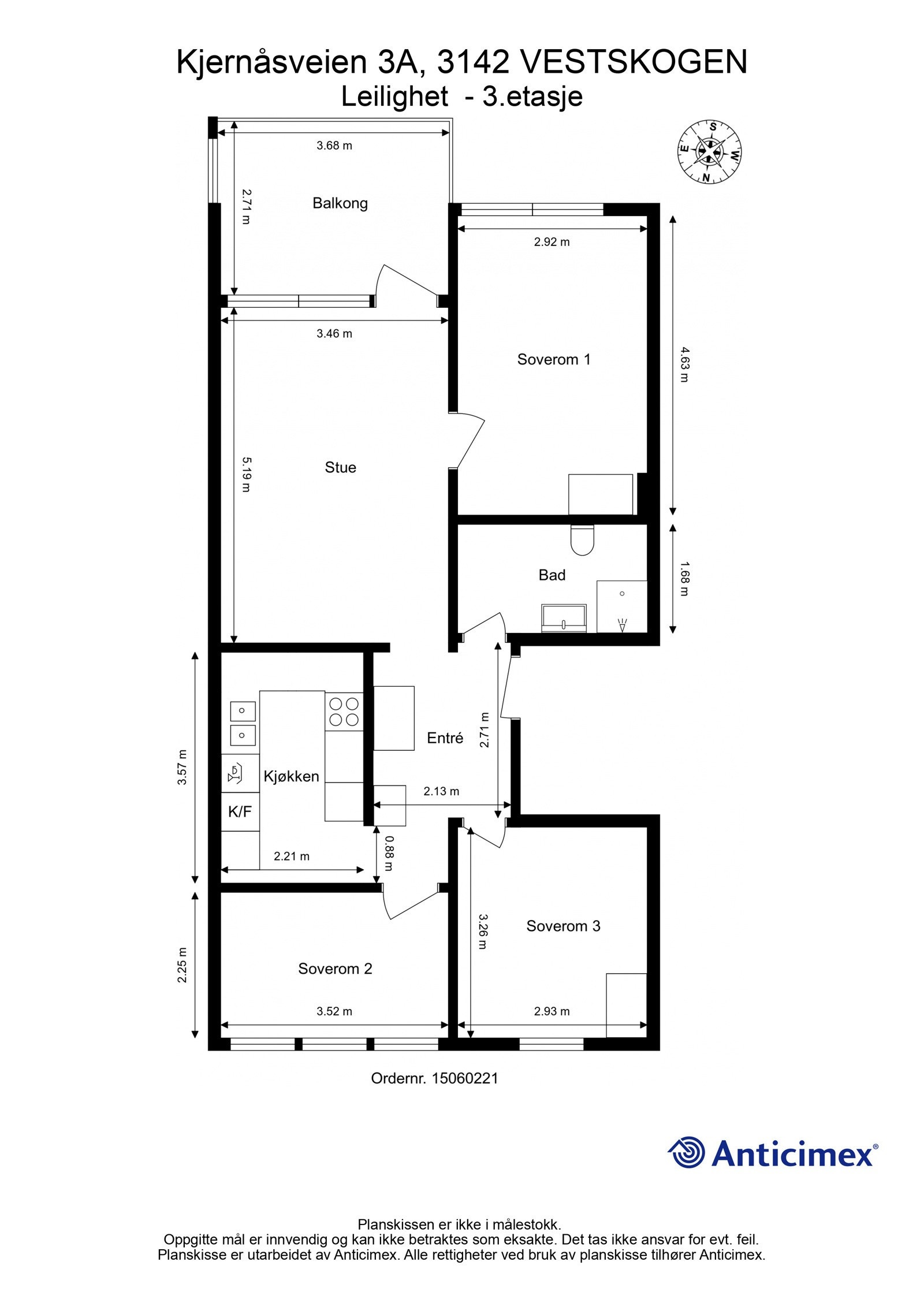 Plantegning Galleribilde