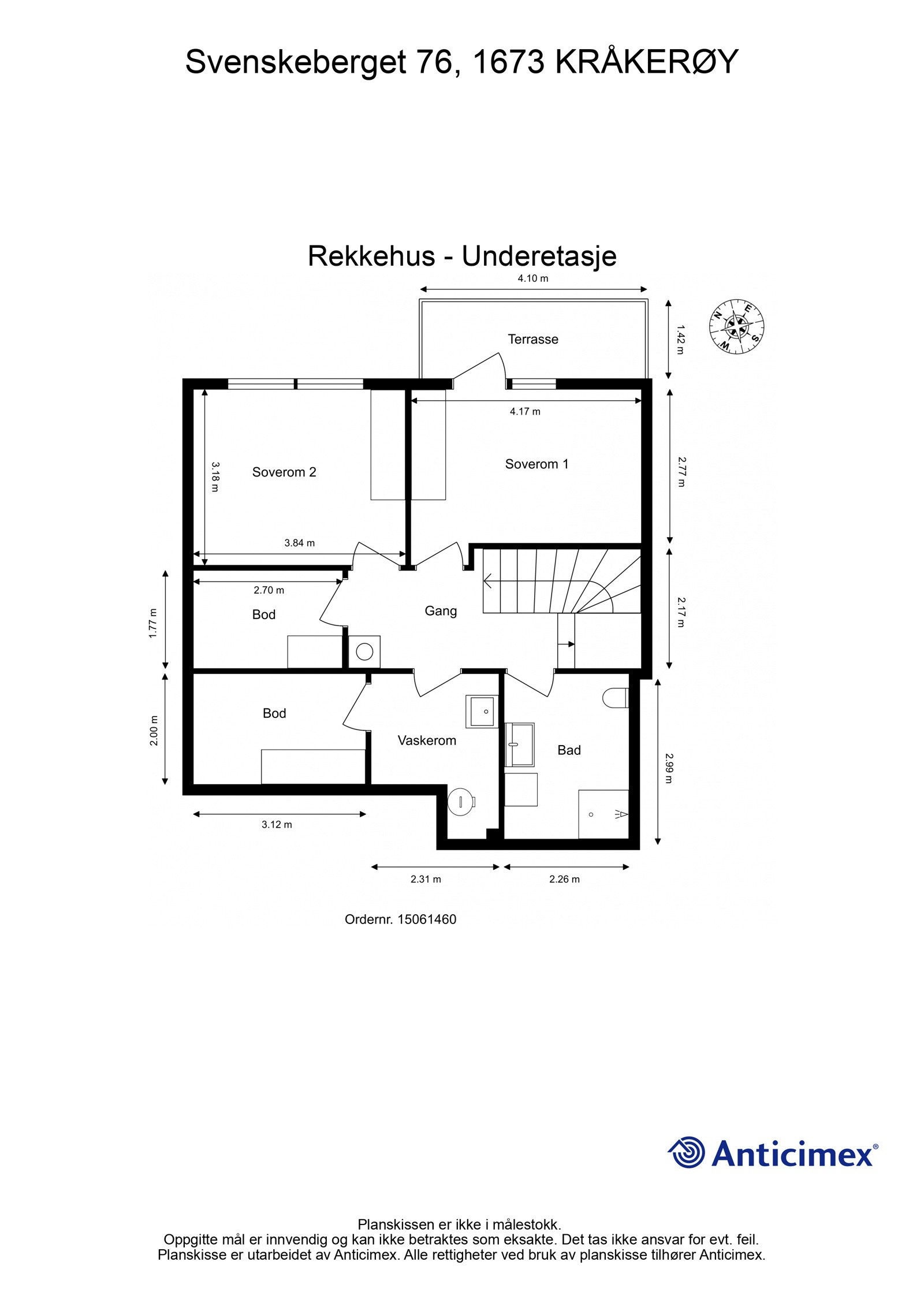 Plantegning U.etg Galleribilde