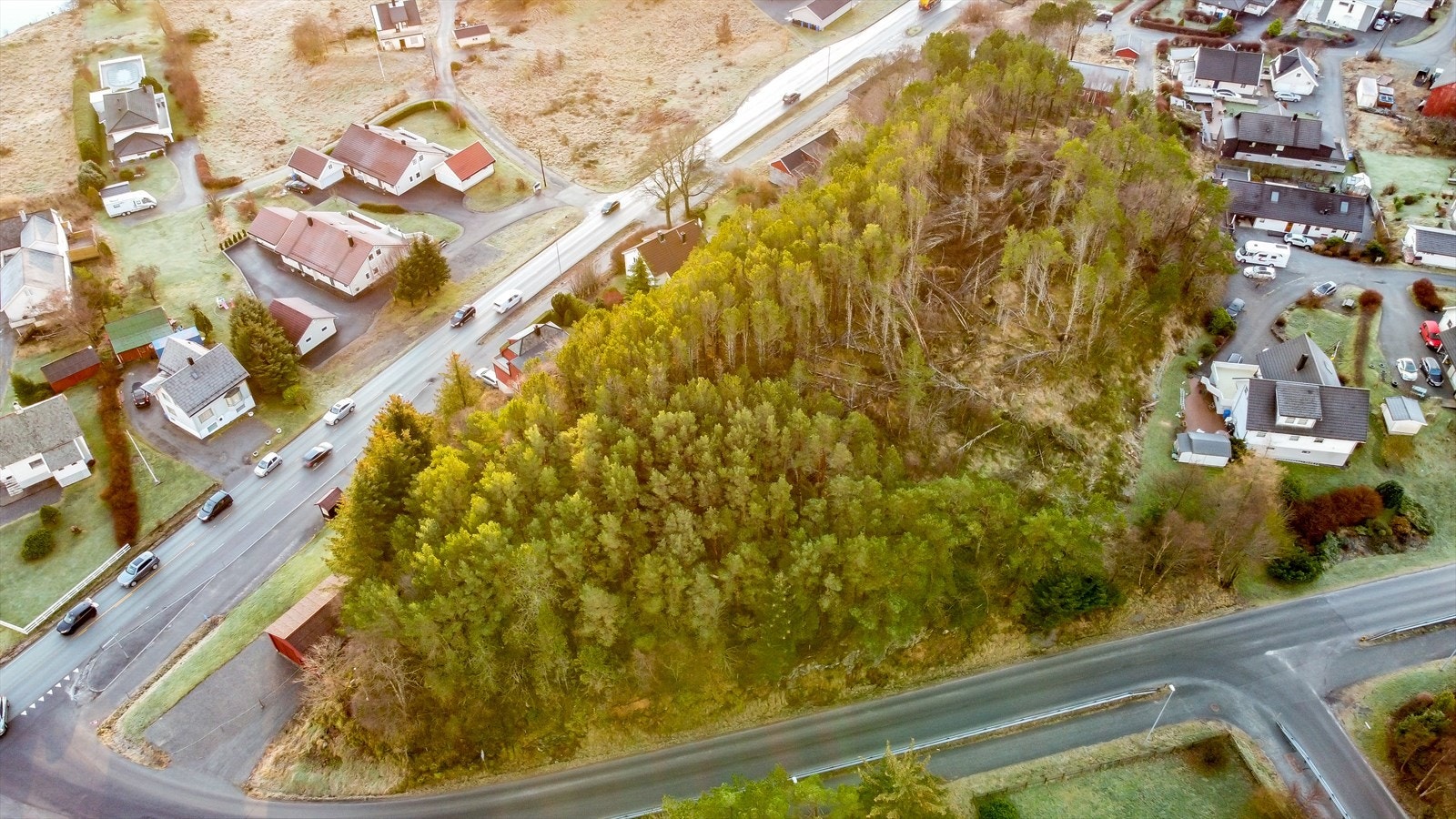 Tomten på Borgarhaugen som følger salget Galleribilde