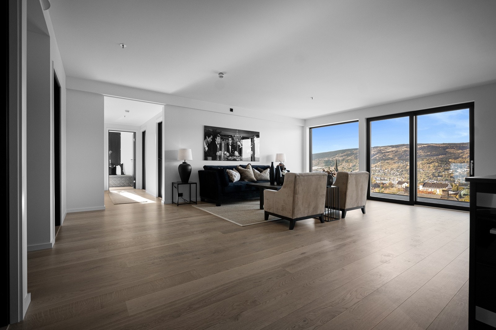 Meget romslig og god stue med fantastisk utsikt Galleribilde