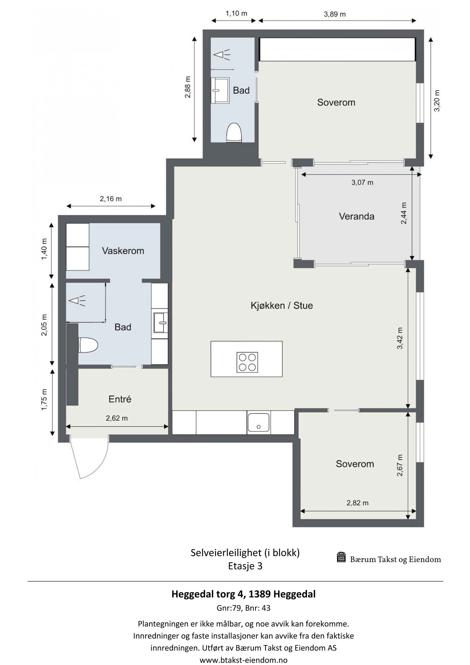 Vi begynner med plantegningen for å orientere oss litt. Galleribilde