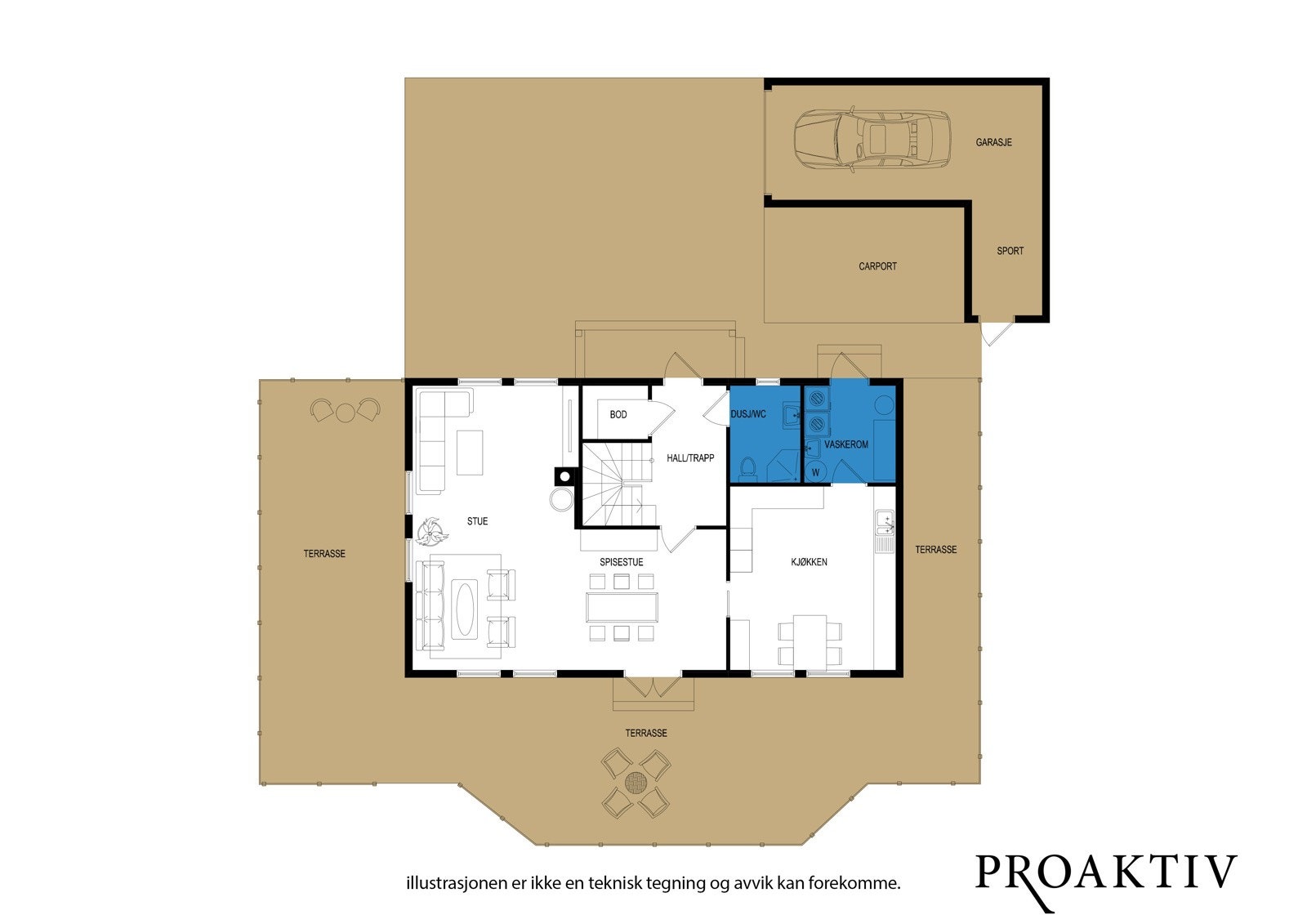 1. etasje. Galleribilde