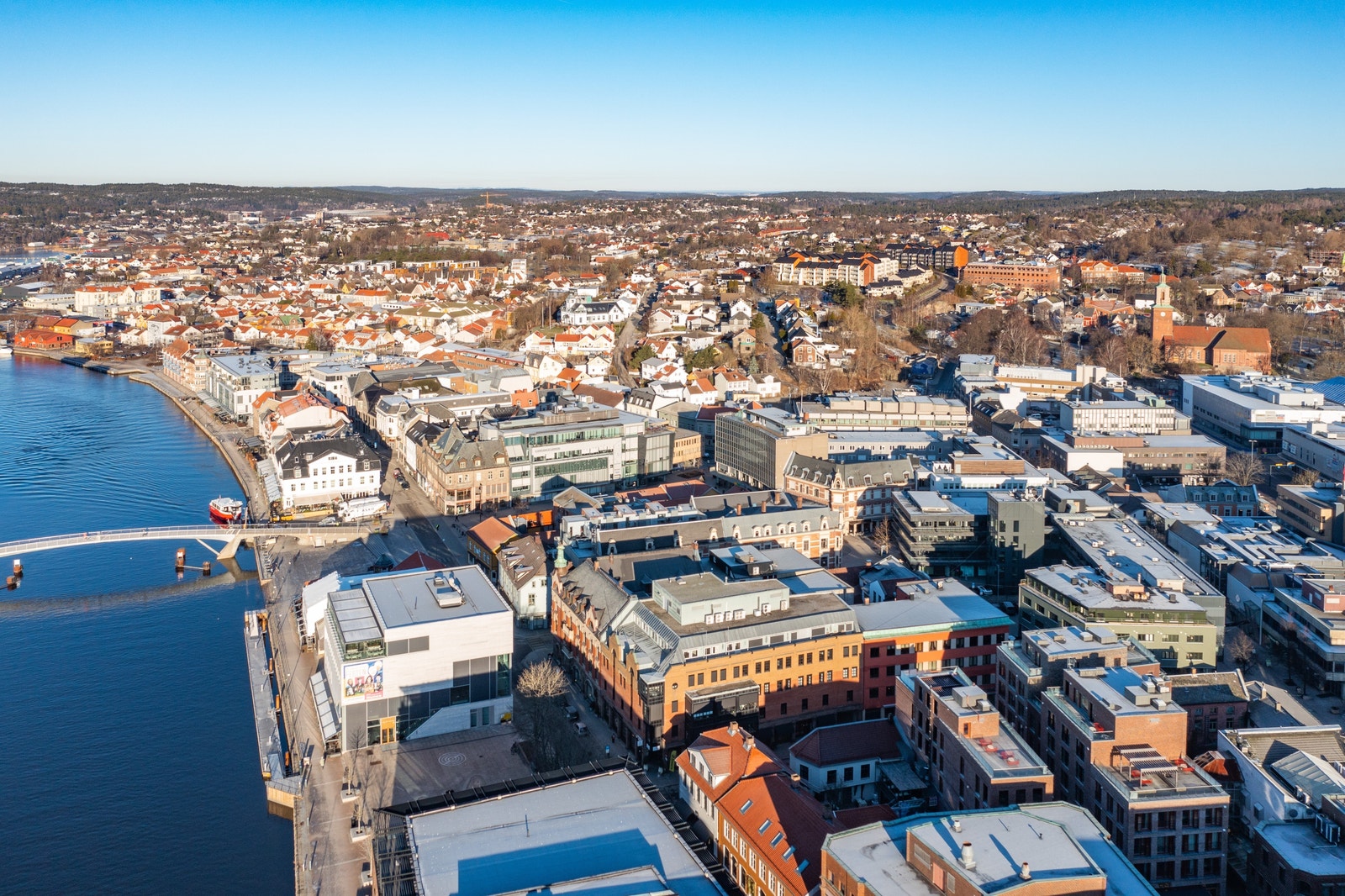 Brage Fram-gården midt i hjerte av Fredrikstad sentrum. Galleribilde