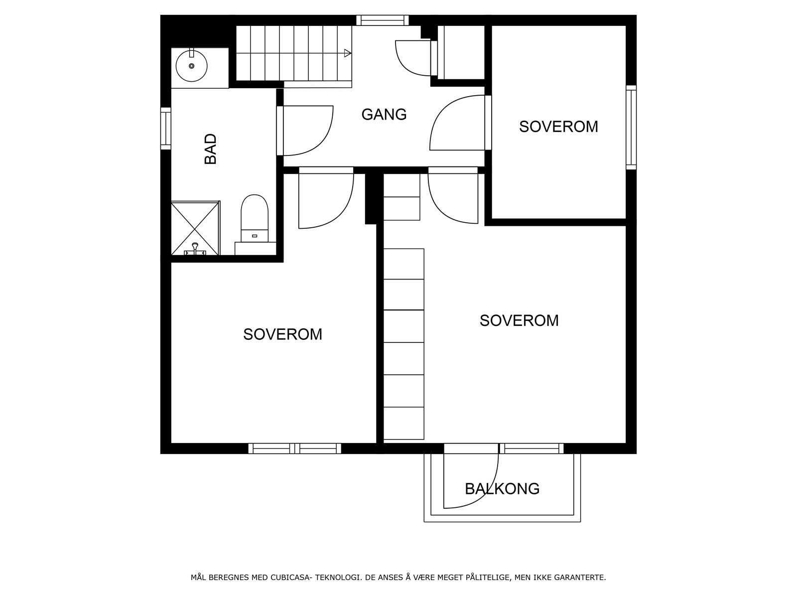 Plantegning - ikke målbar. Galleribilde