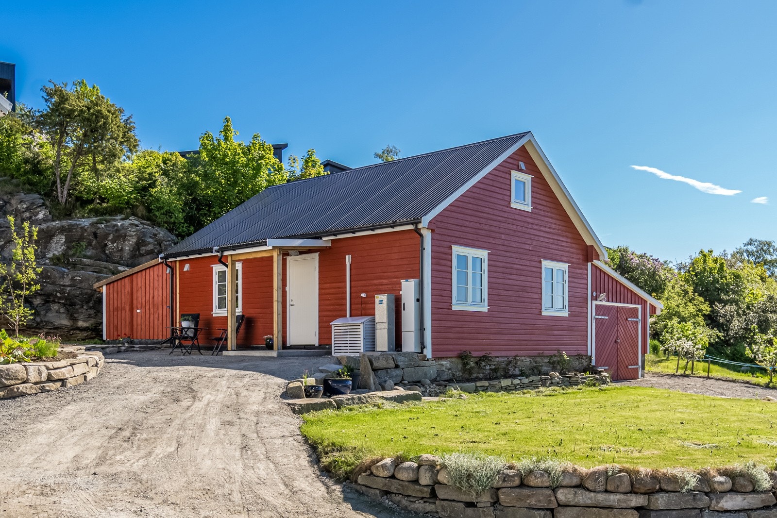 Heile tomten er nydrenert Galleribilde