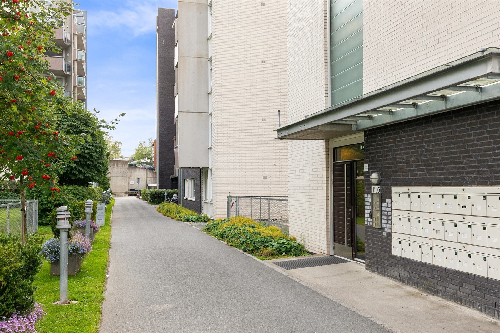 Inngang til bygget Galleribilde