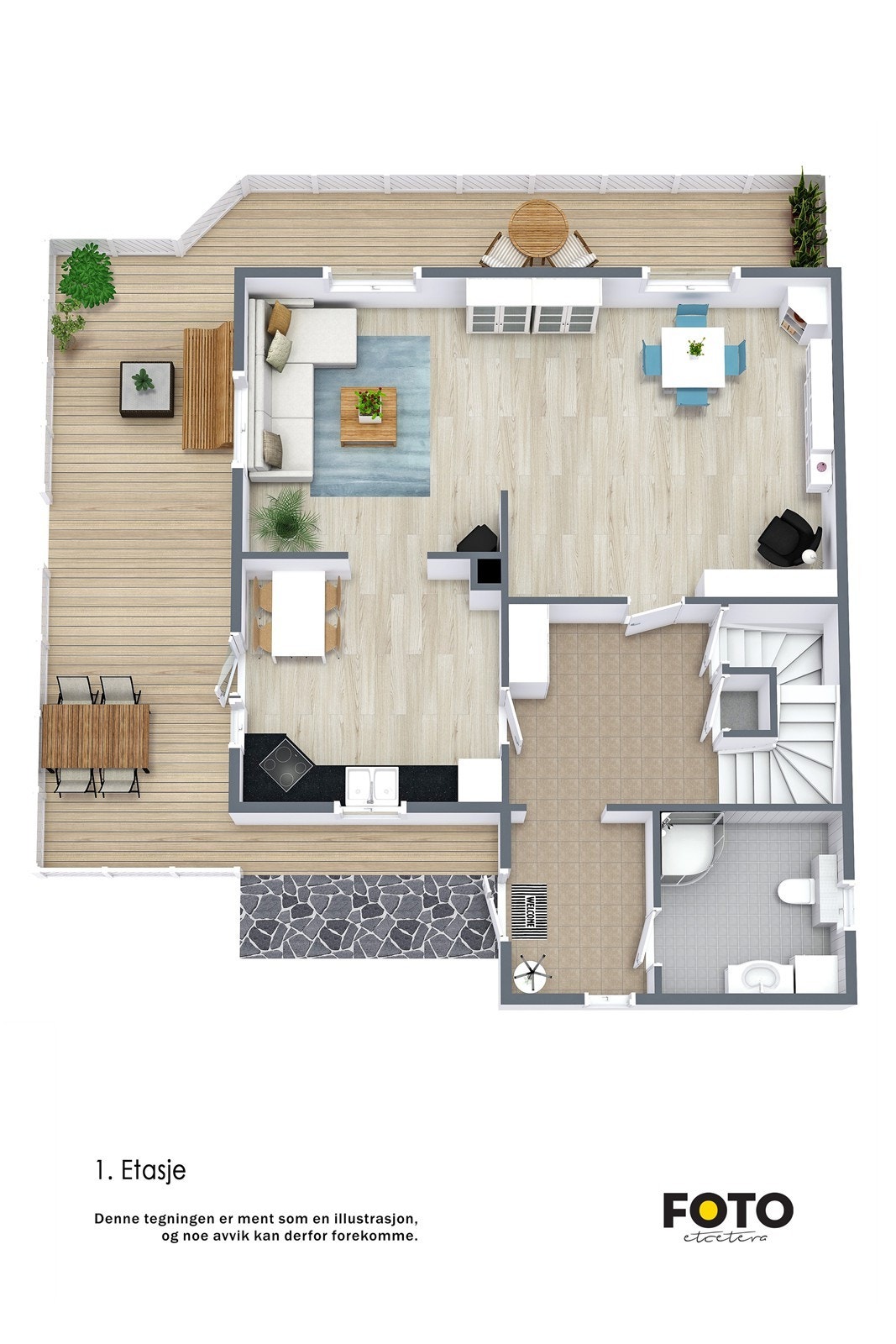 Veiledende planskisse 1. etasje, ikke målbar. Galleribilde