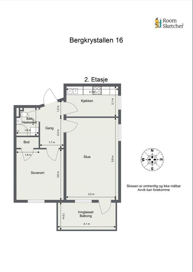 Plantegning Galleribilde