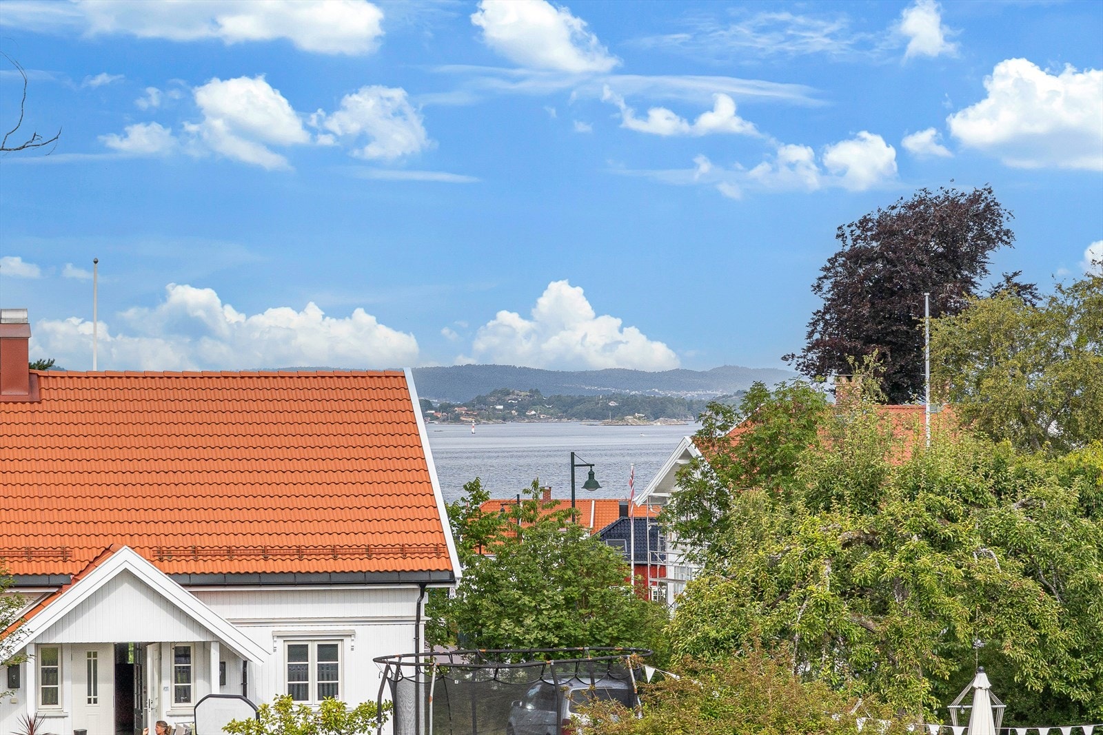 Fin utsikt fra balkong Galleribilde