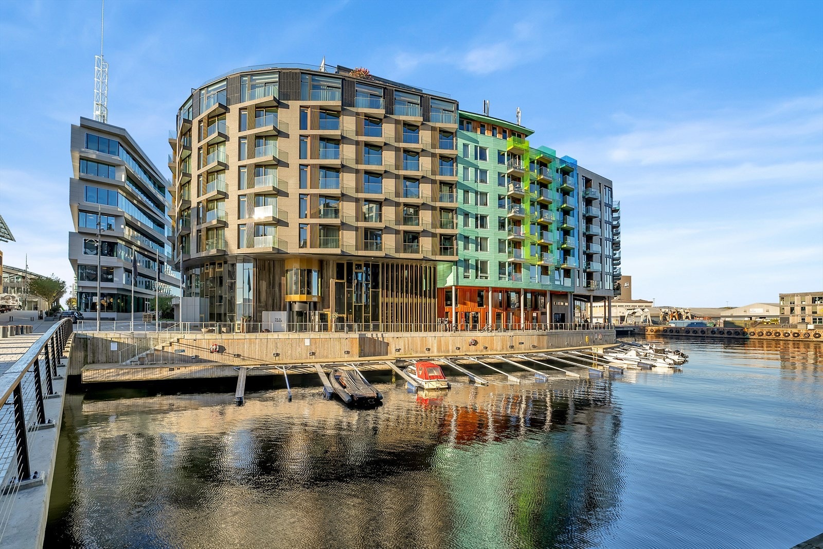 Meget populær og attraktiv beliggenhet på Tjuvholmen. Galleribilde