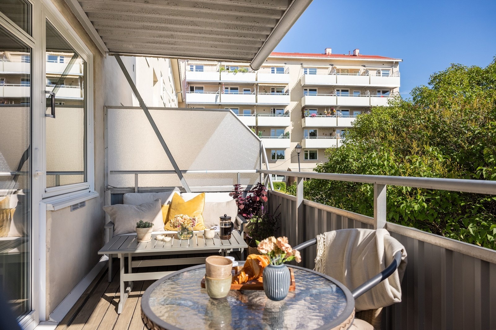 Her kan du fint nyte lange, solrike sommerdager. Galleribilde