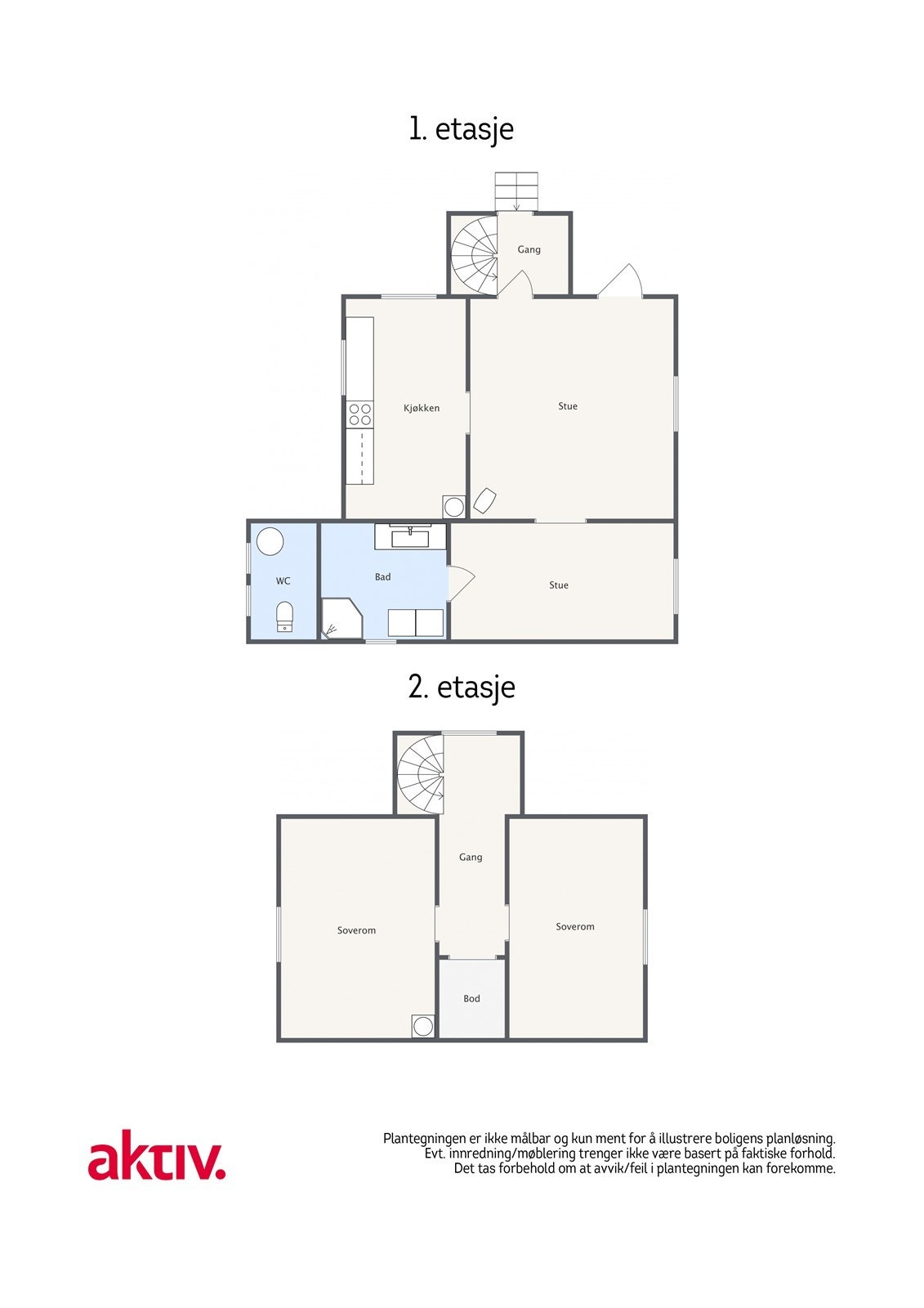 Plantegning Galleribilde