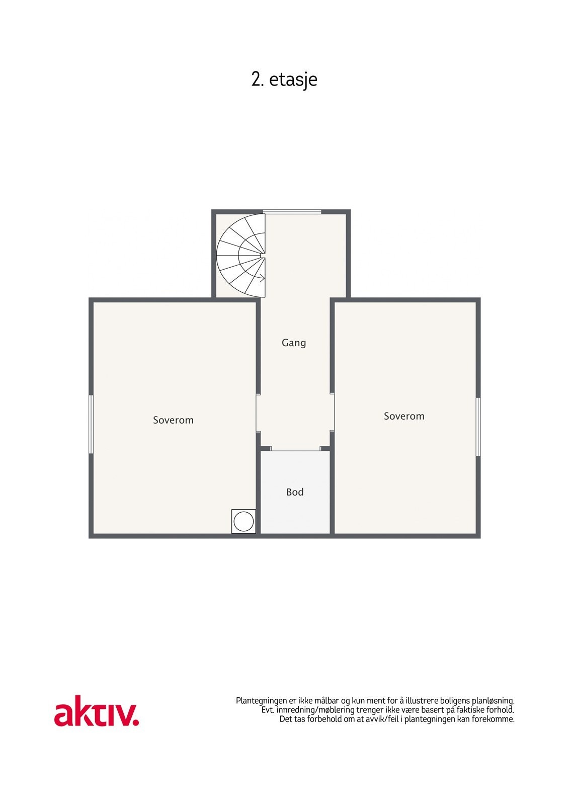Plantegning 2. etg Galleribilde