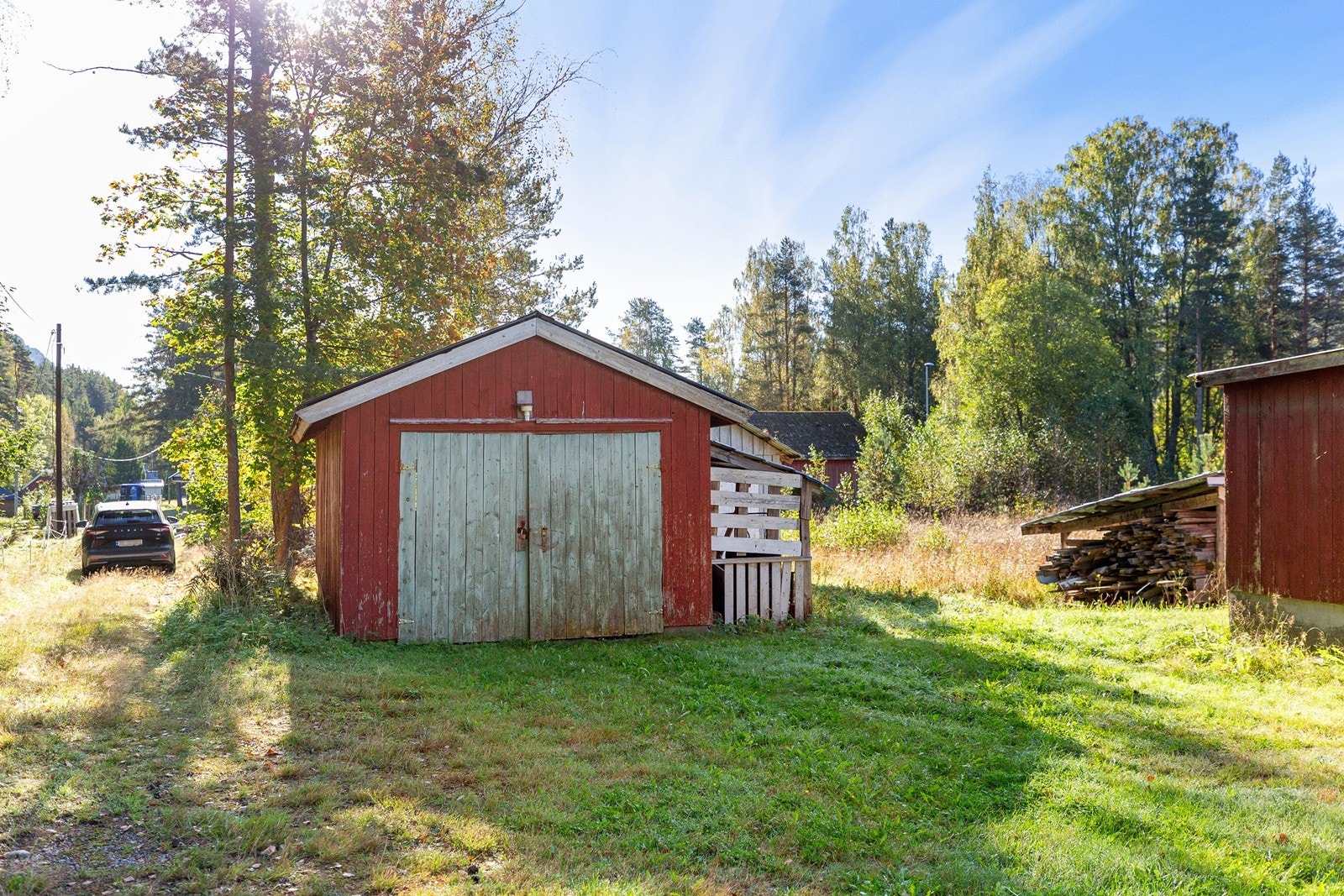 Plass til oppbevaring, også utendørs. Galleribilde