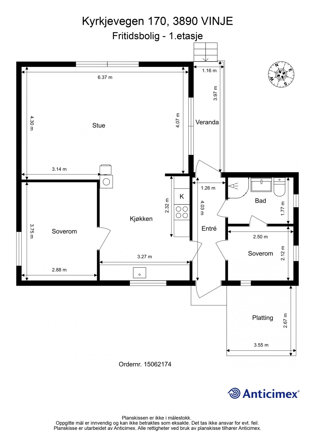 Plantegning Galleribilde