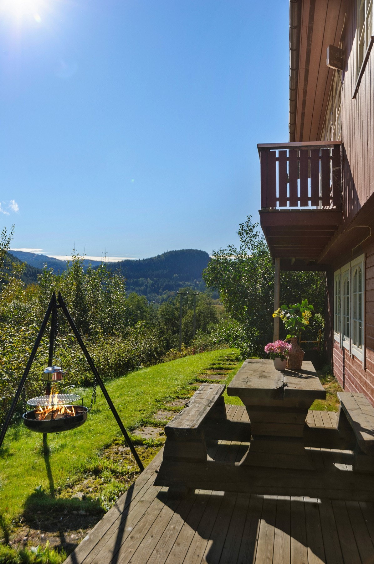 Her kan du nyte utsikten i skjermet beliggenhet. Galleribilde