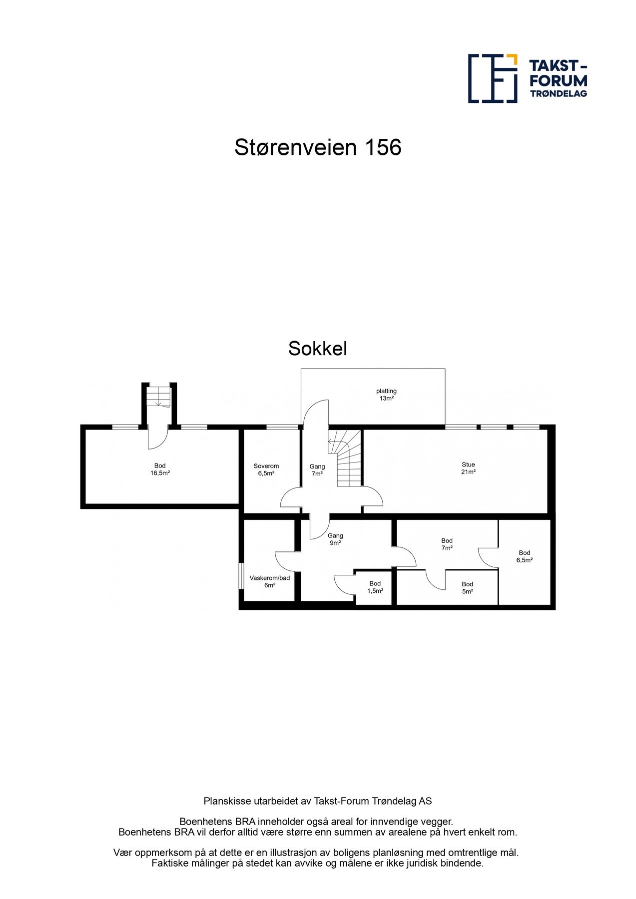 Plantegning sokkel. Galleribilde