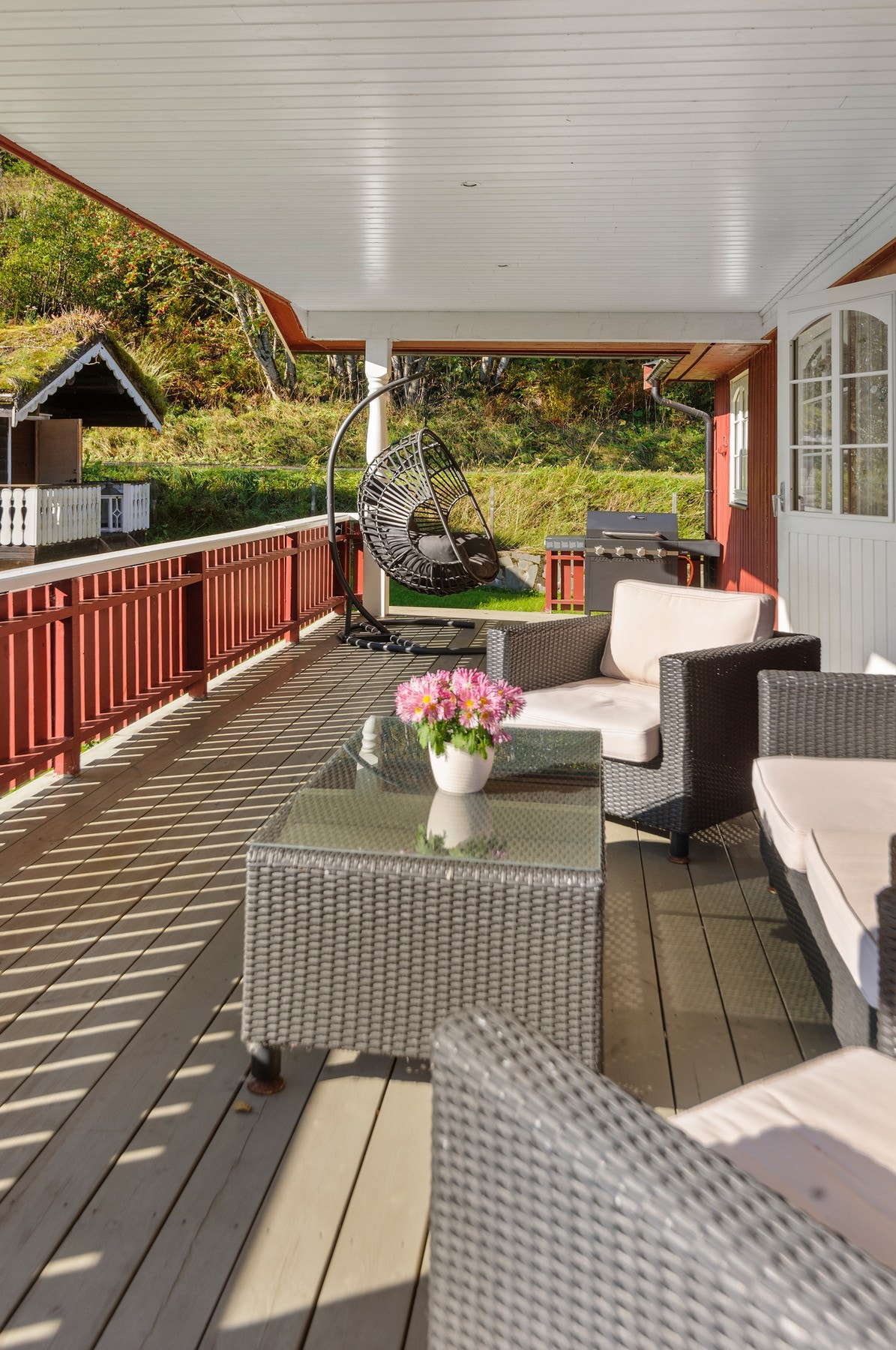 Det er gode sol -og utsiktsforhold. Galleribilde