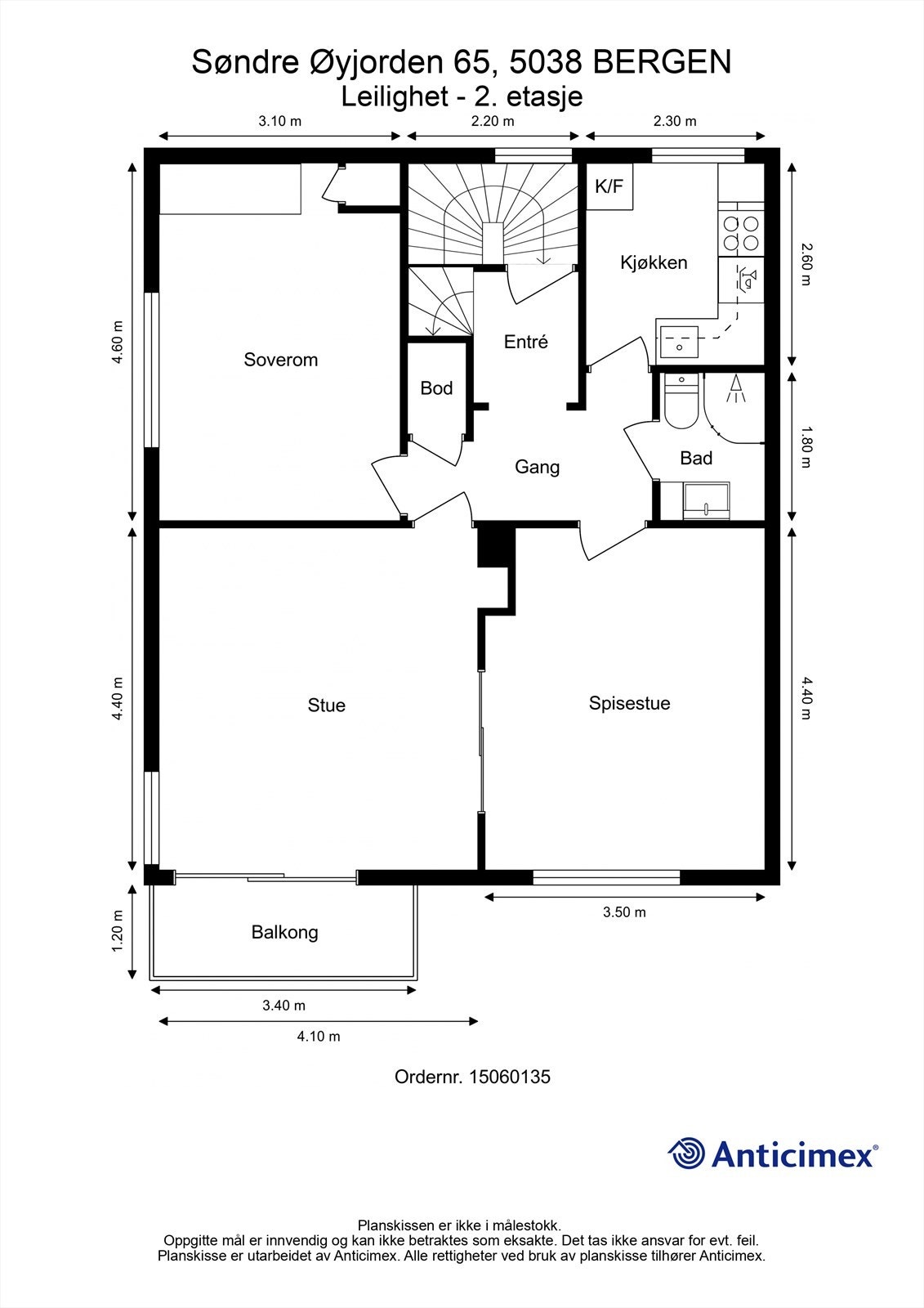 Plantegning 2. etasje. Galleribilde