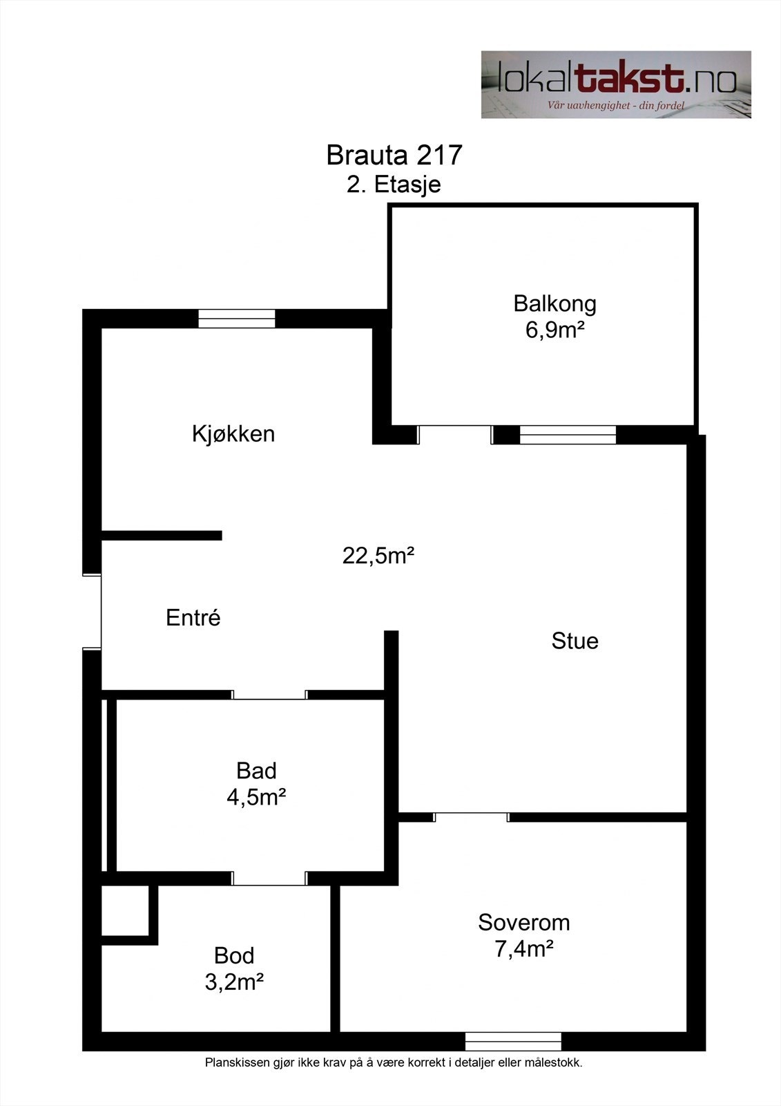 Plantegning 2. etasje Galleribilde