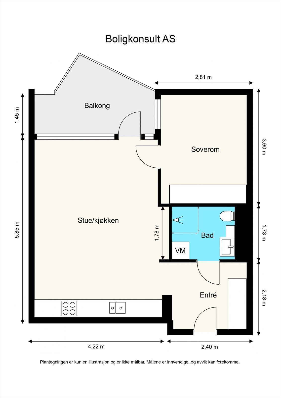 Plantegning Galleribilde