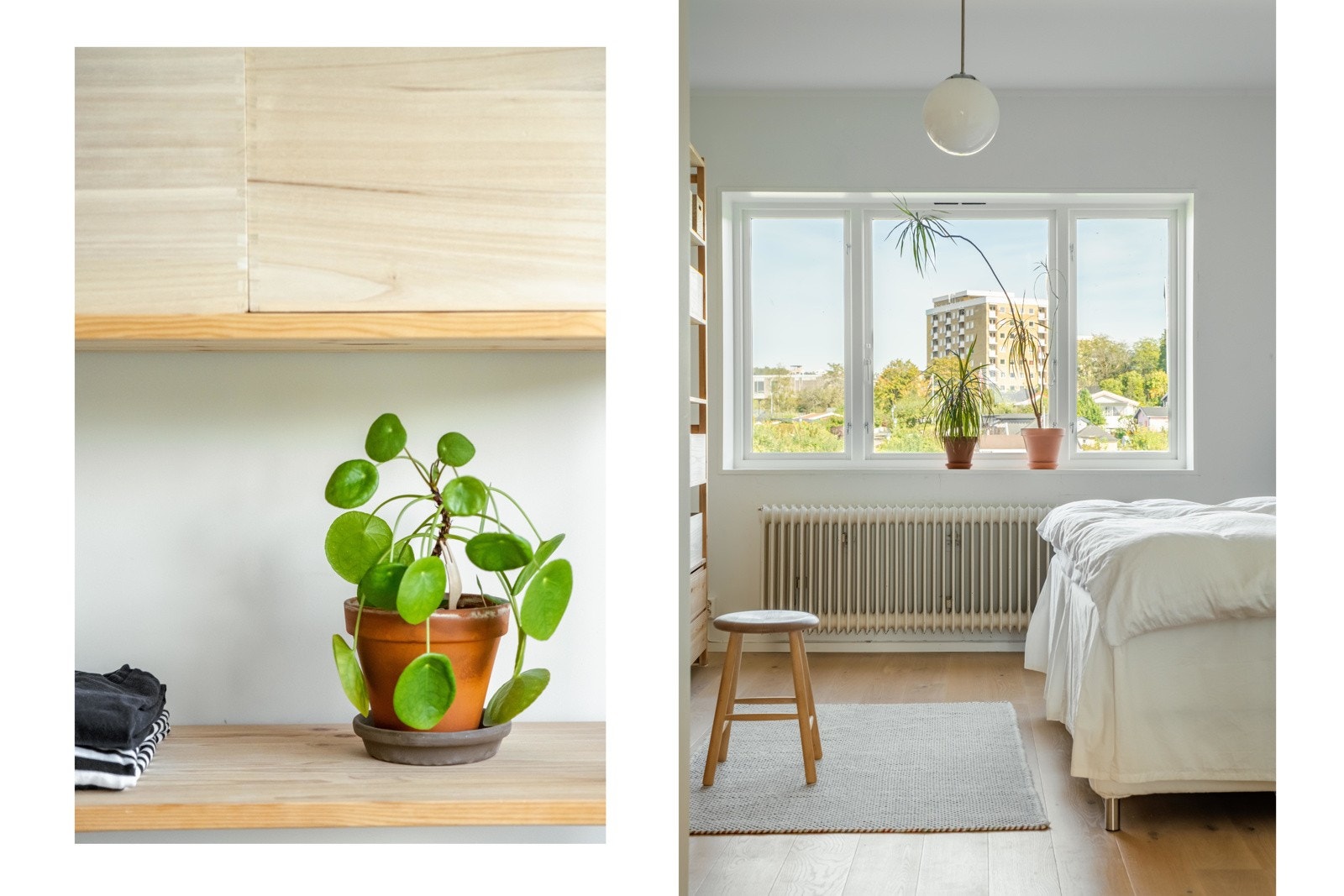 Rommet vender mot rolige Kongsvingergata og det er fantastisk utsikt over sjarmerende grøntområder i Hjemmets Kolonihager. Galleribilde