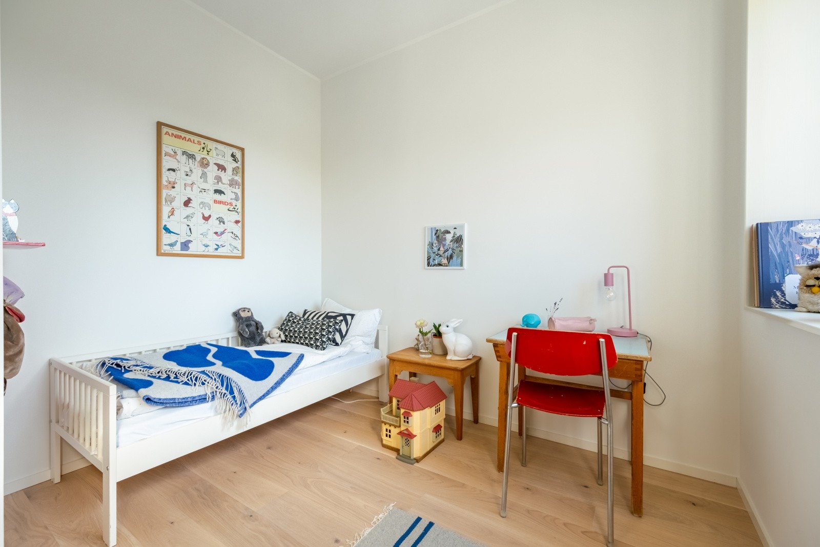 Det benyttes i dag som barnerom, men fungerer vel så fint som gjesterom eller kontor. Galleribilde