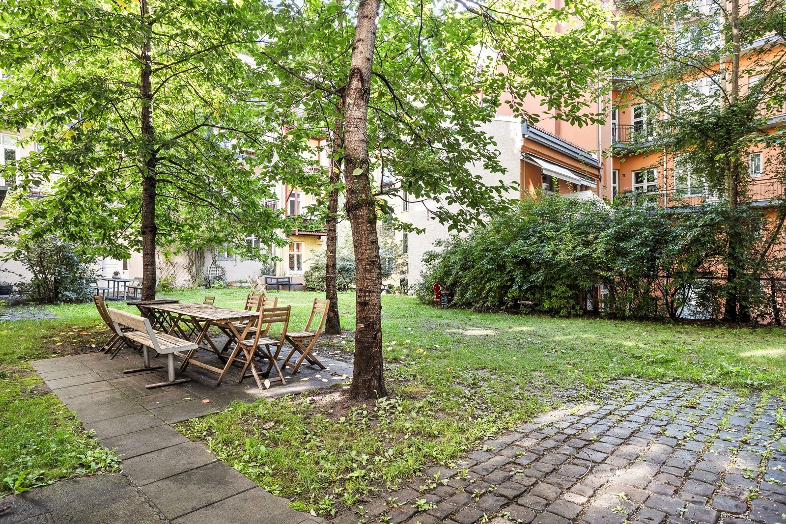 Hyggelig bakgård til glede for beboerne Galleribilde