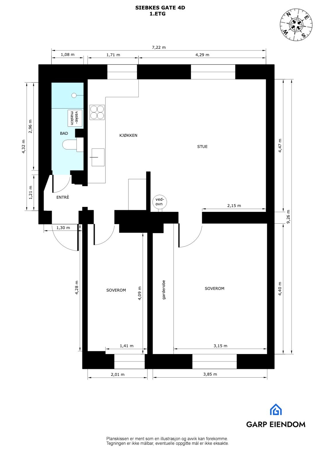 Plantegning. Galleribilde