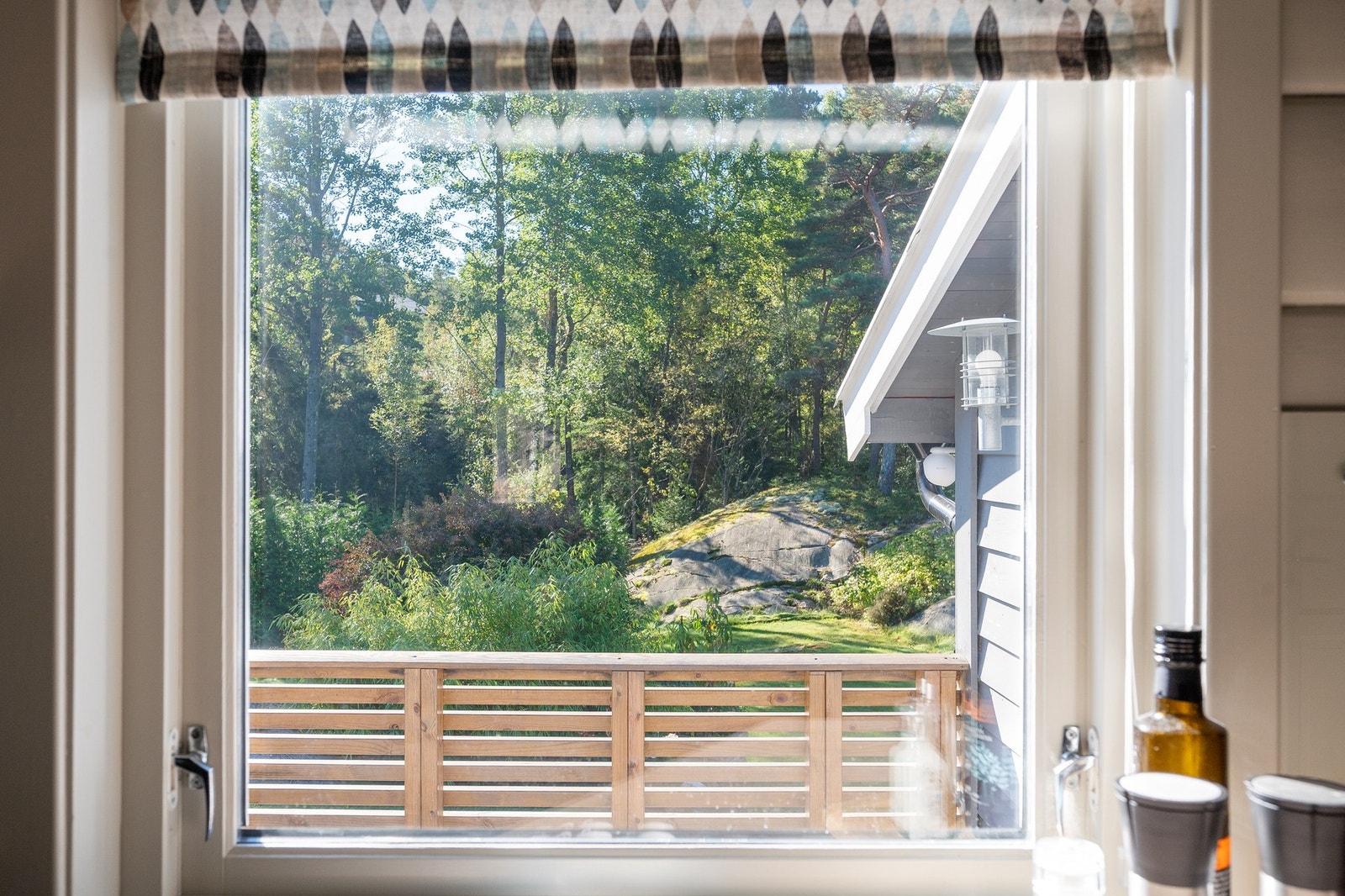 Utsikt fra kjøkkenvinduet. Galleribilde