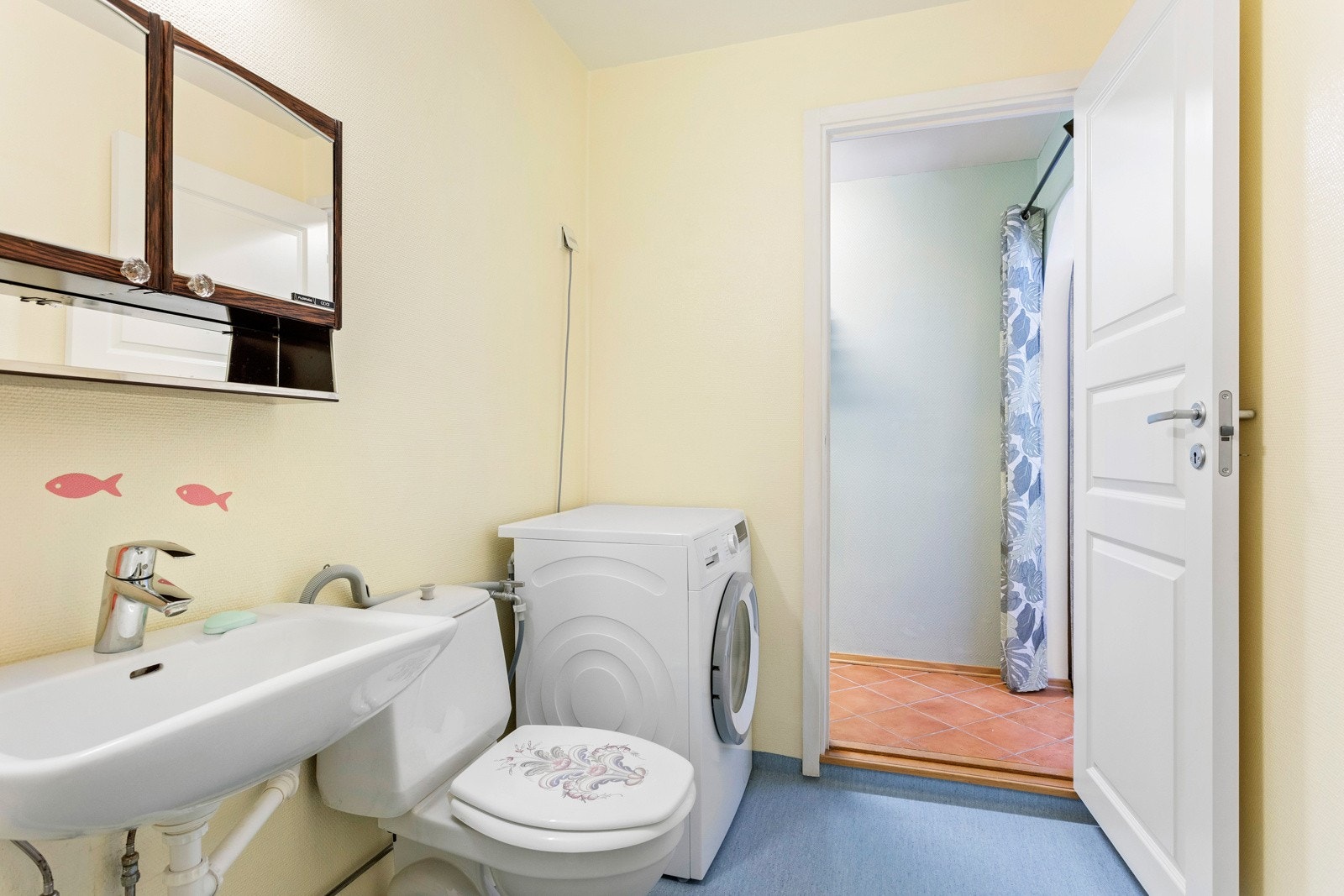 Badet har opplegg for vaskemaskin Galleribilde