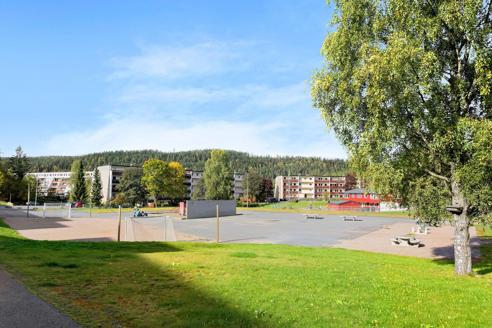 Omradet byr på mange fine grønt arealer Galleribilde