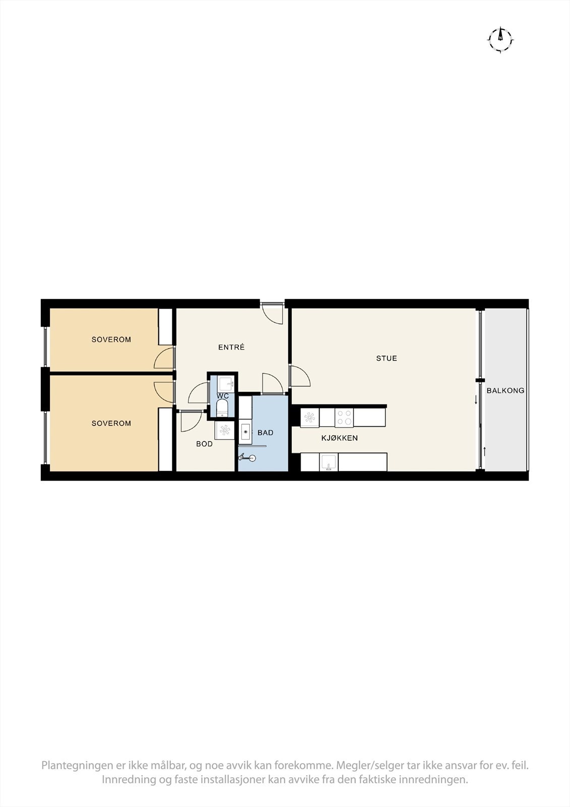 Plantegning Galleribilde