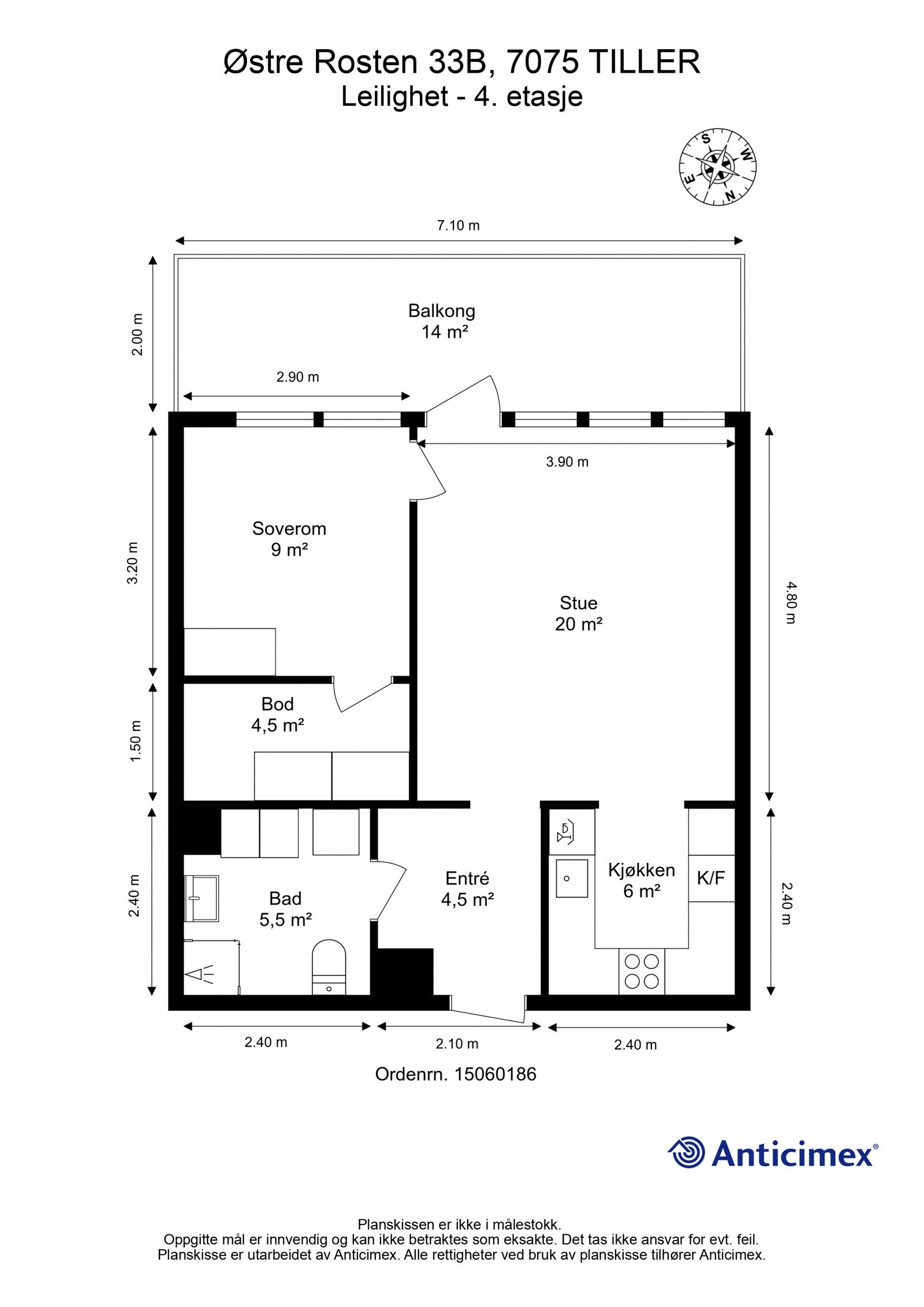 Plantegning Galleribilde