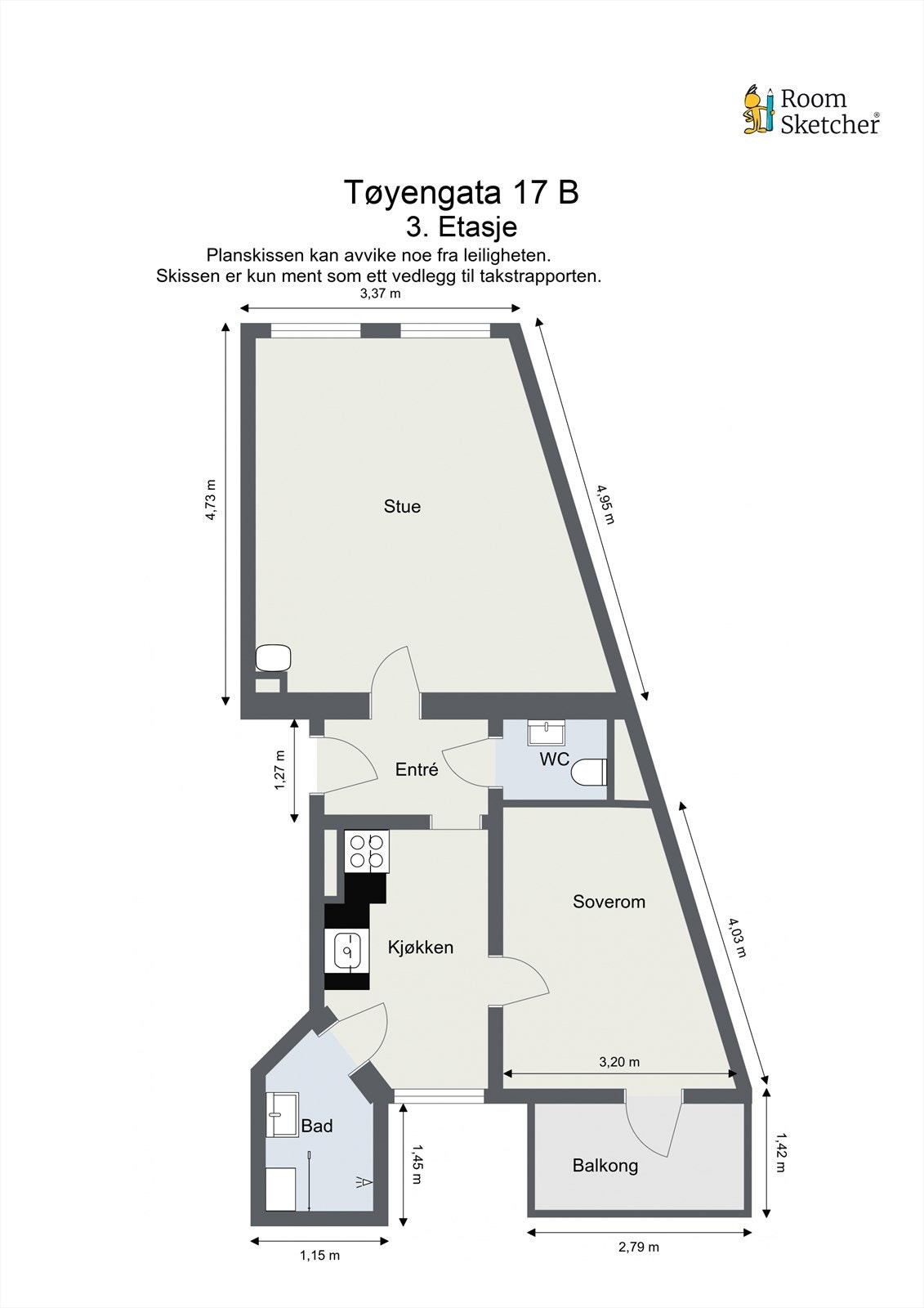 Gjennomgående planløsning Galleribilde