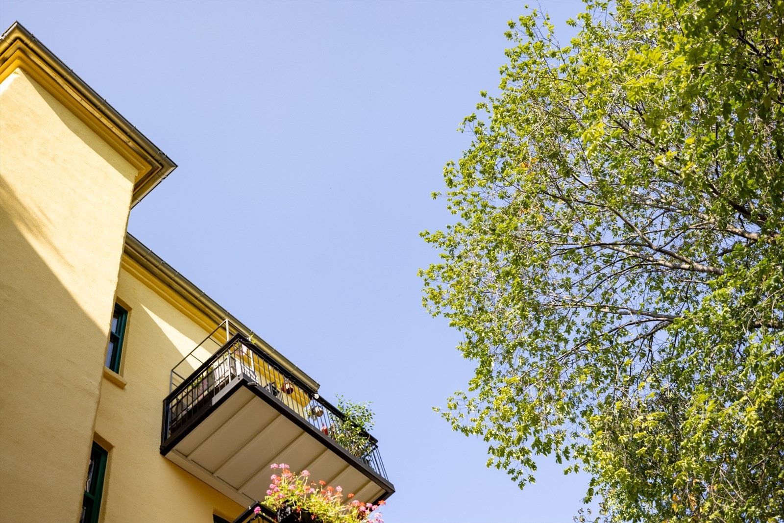 Leiligheten ligger høyt og luftig i byggets 4. etasje Galleribilde