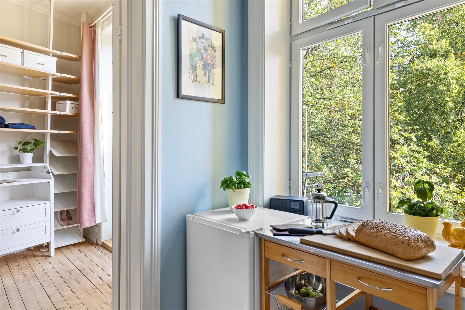 Her har du en nydelig utsikt mot bakgård og nye Gartnerløkka Galleribilde