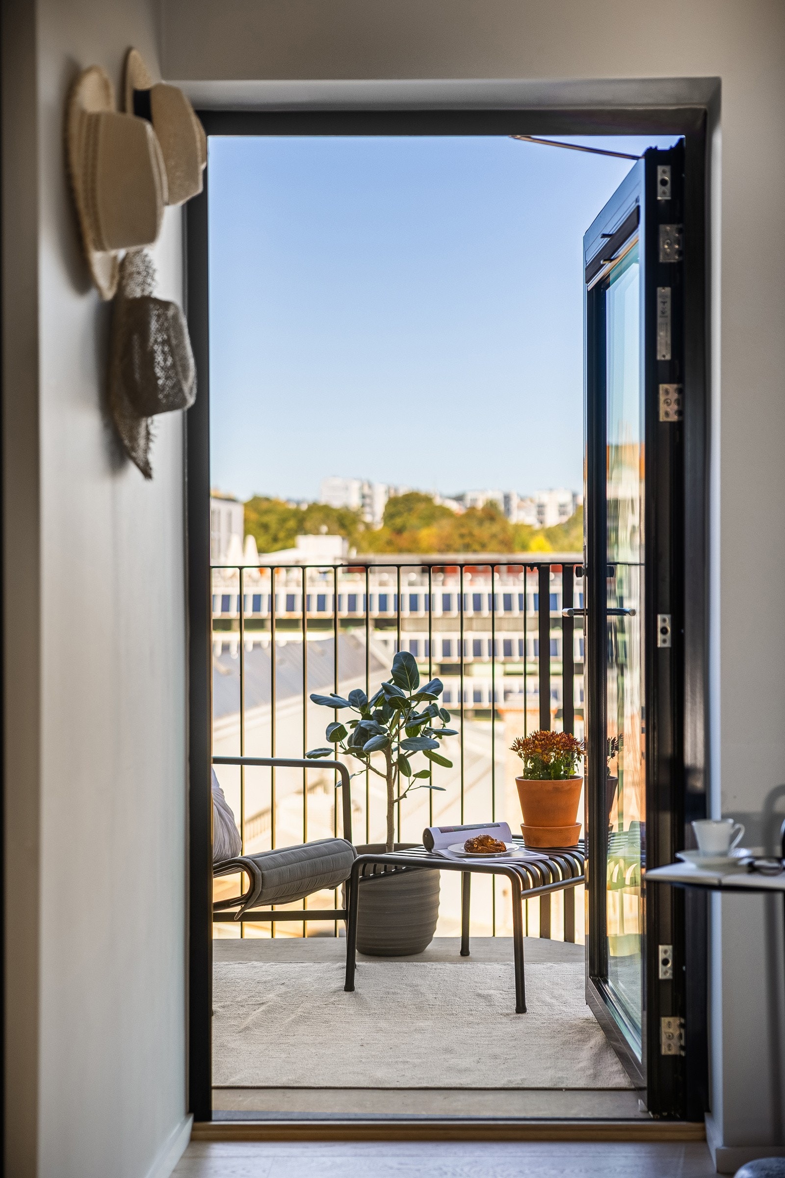 Rommet har også en egen privat balkong. Galleribilde