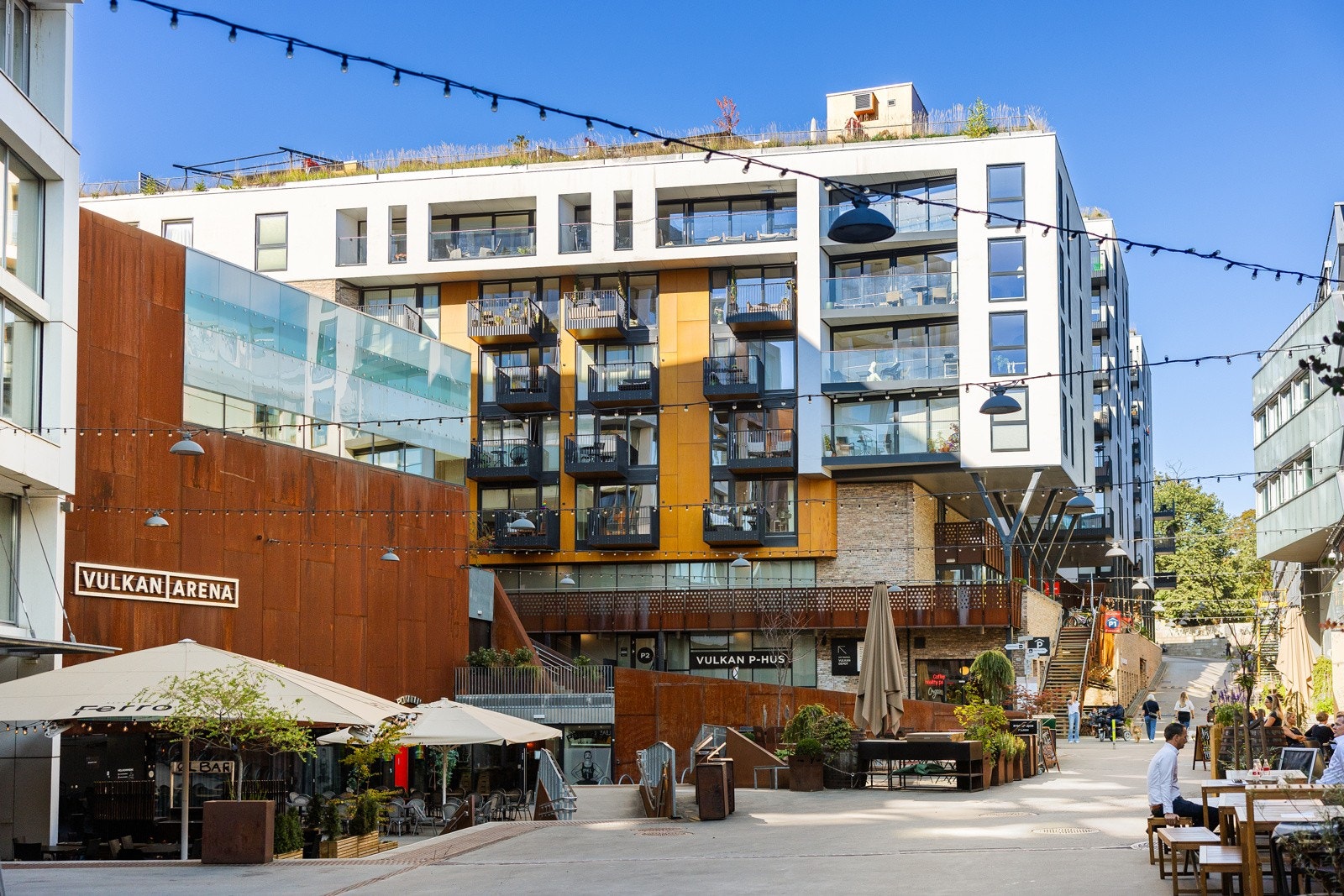 Eiendommen har en flott beliggenhet ved inngangen til Vulkan. Galleribilde