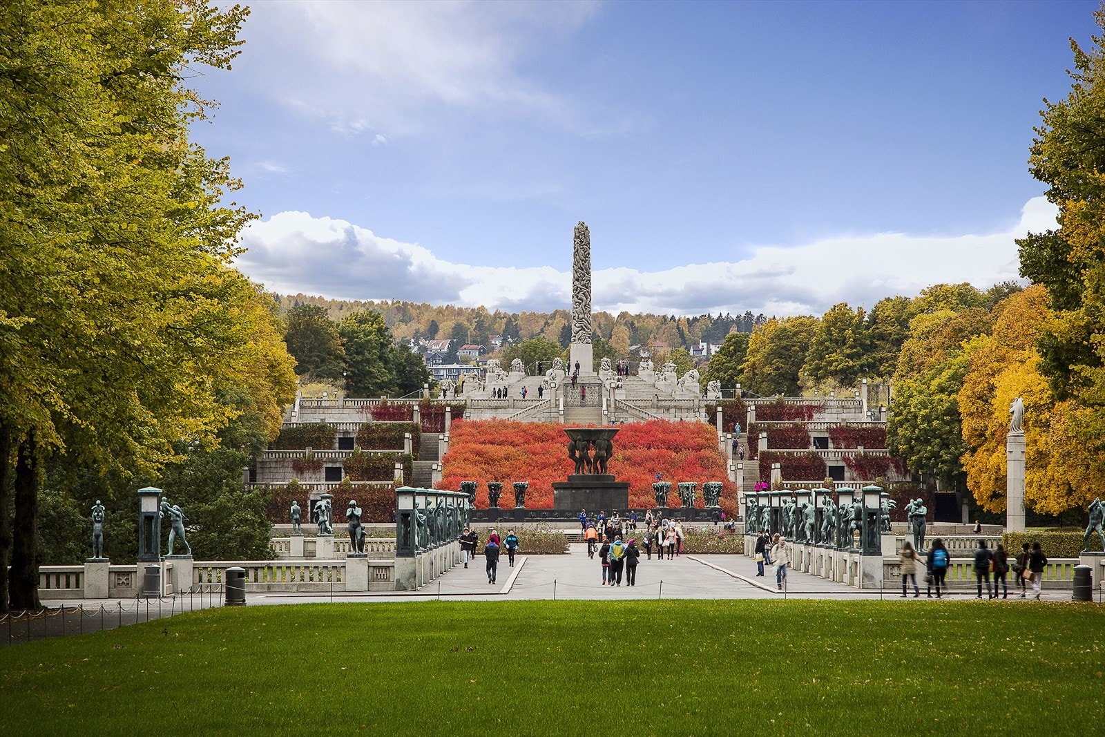 Frognerparken ligger en kort spasertur fra leiligheten Galleribilde
