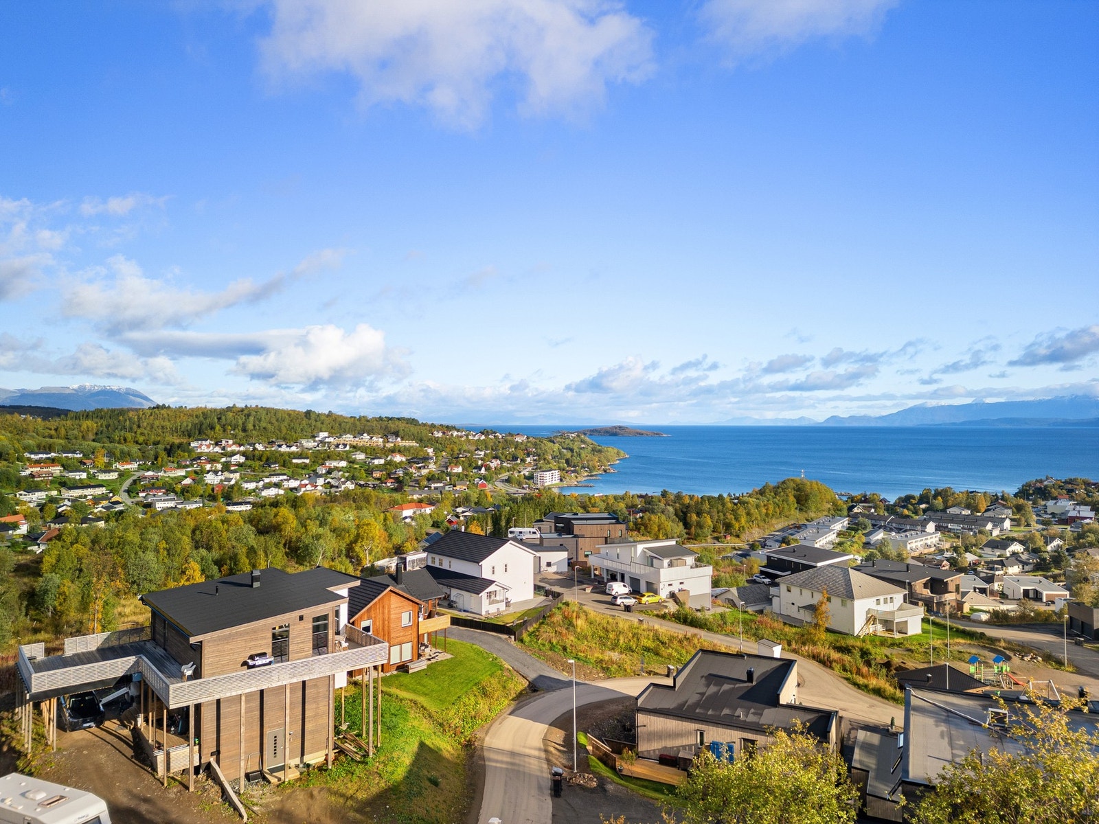 Utsikt fra tomter Nordteigåsen Galleribilde