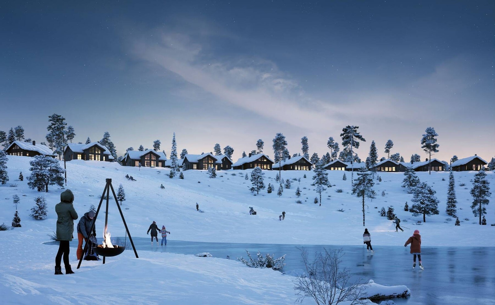 Illustrasjon Sprenåsgrenda Galleribilde