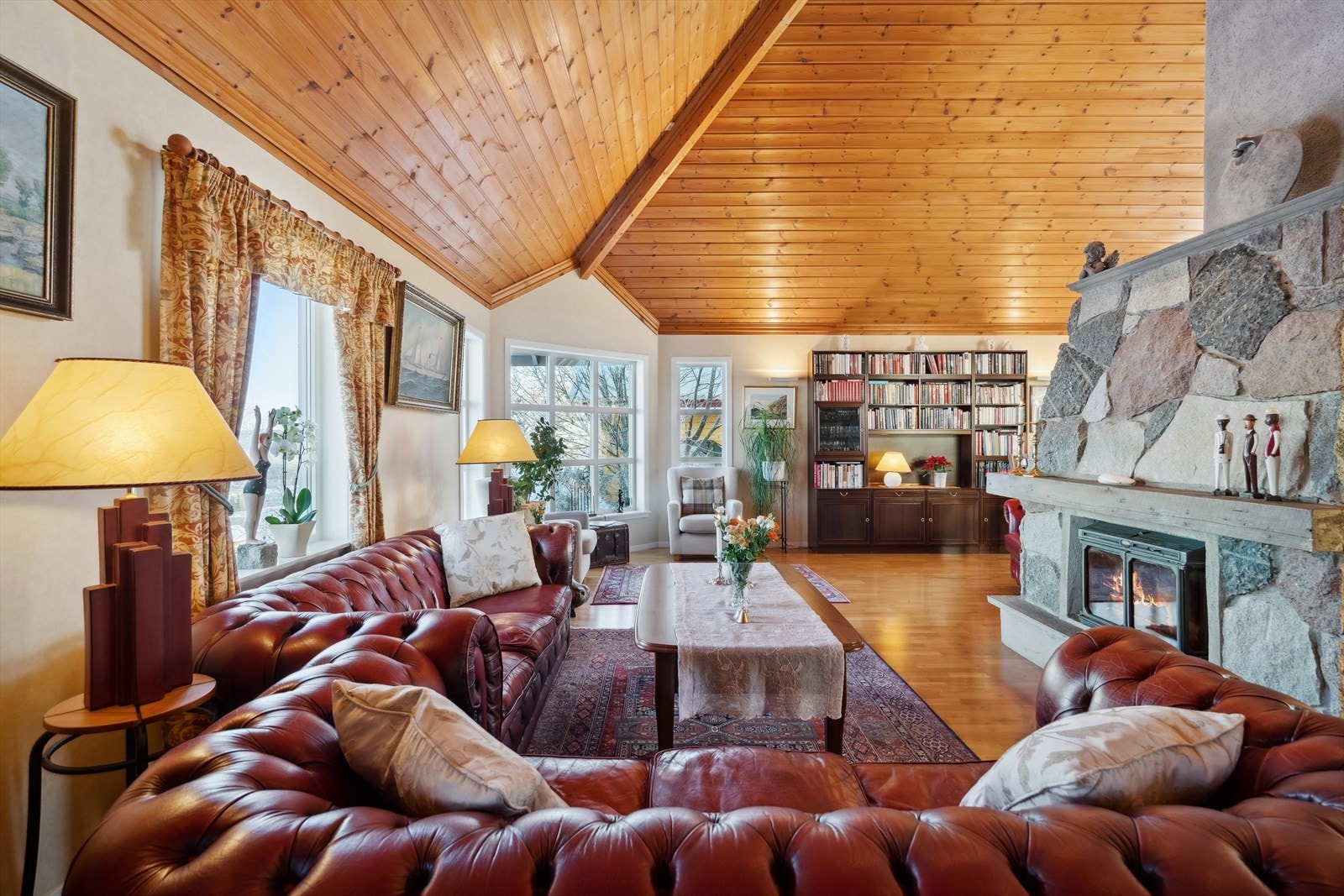 Rommets utforming gjør det enkelt å kunne innrede i ulike soner. Galleribilde