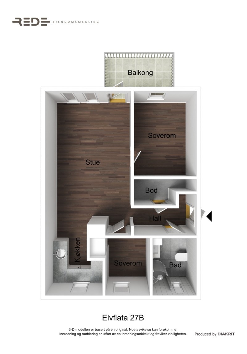 Plantegning Galleribilde