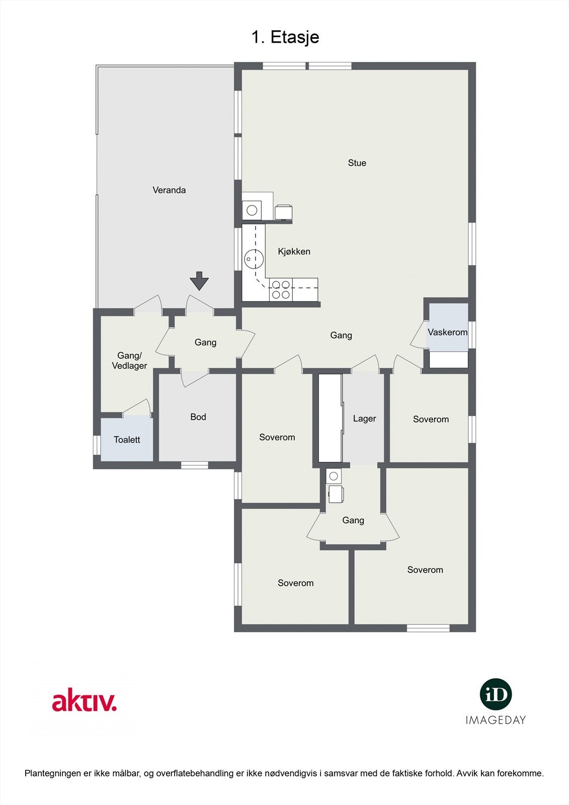 Plantegning Galleribilde