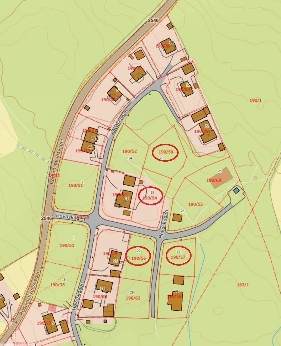 Kart over ledige tomter i Hovdskogen - 2024.jpg Galleribilde