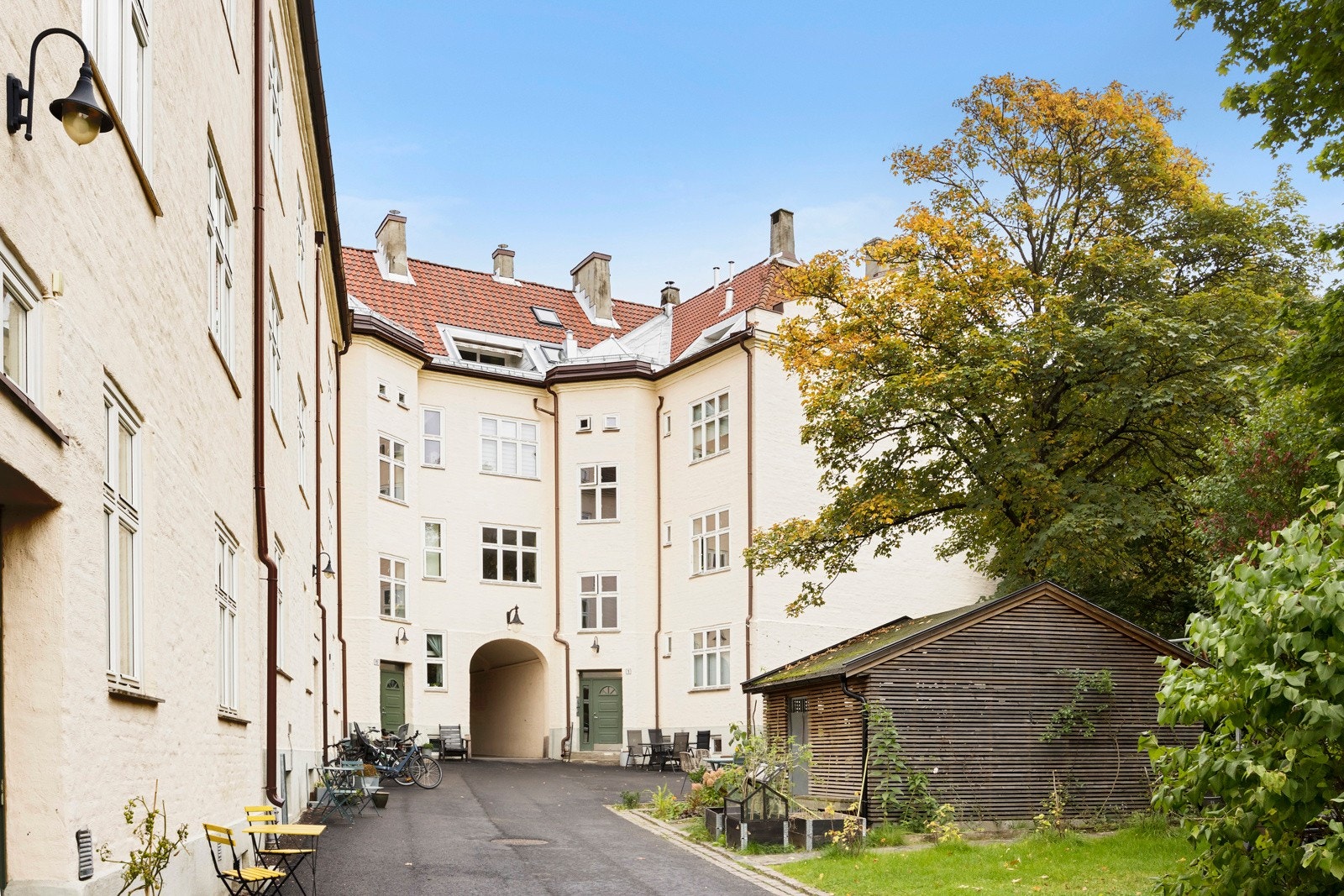 Borettslaget har nydelige fellesarealer. Galleribilde