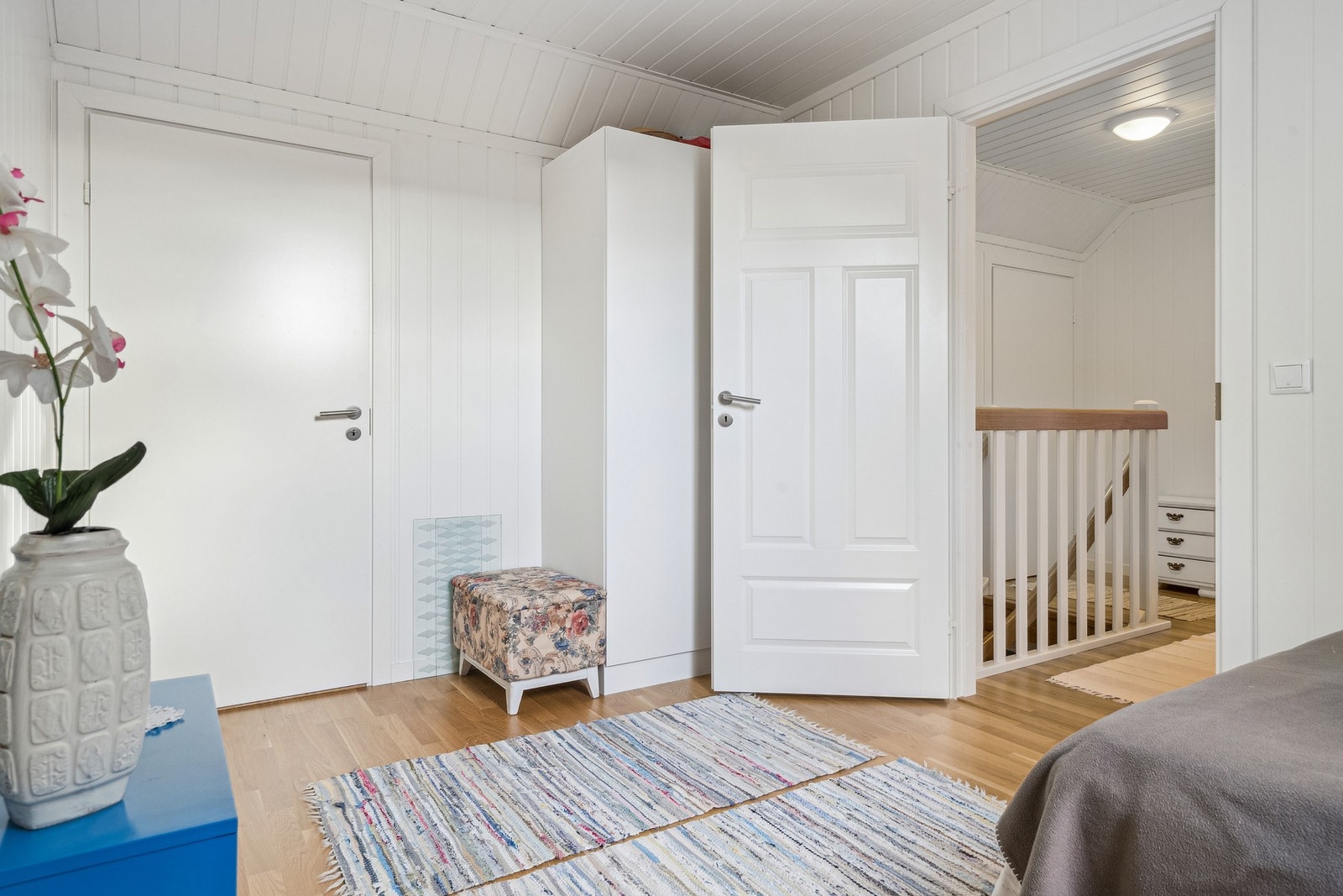 Fra soverom 2 er det dør inn til bod med muligheter for lagring eller klesskap fra soverommet. Galleribilde