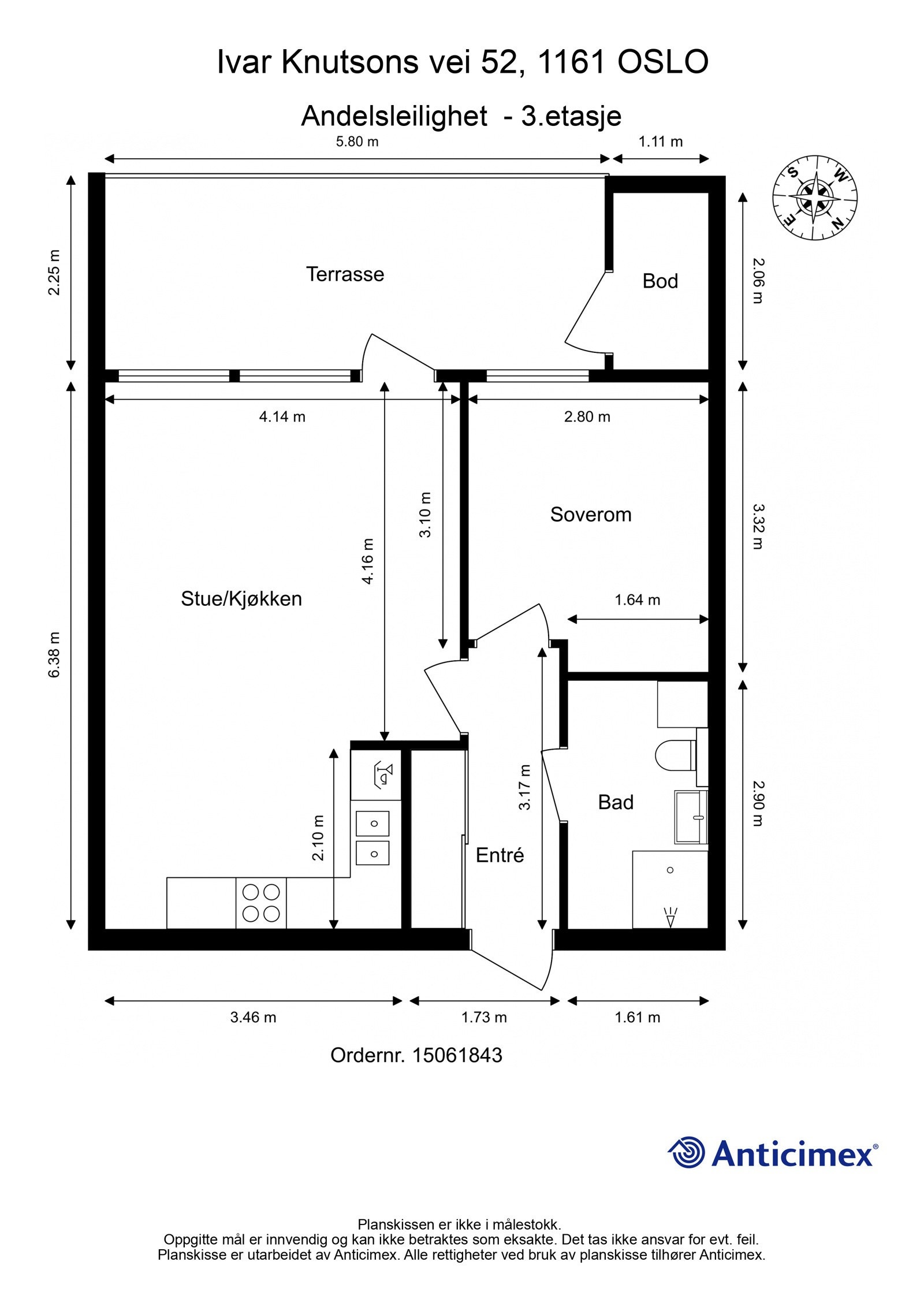 Plantegning Galleribilde