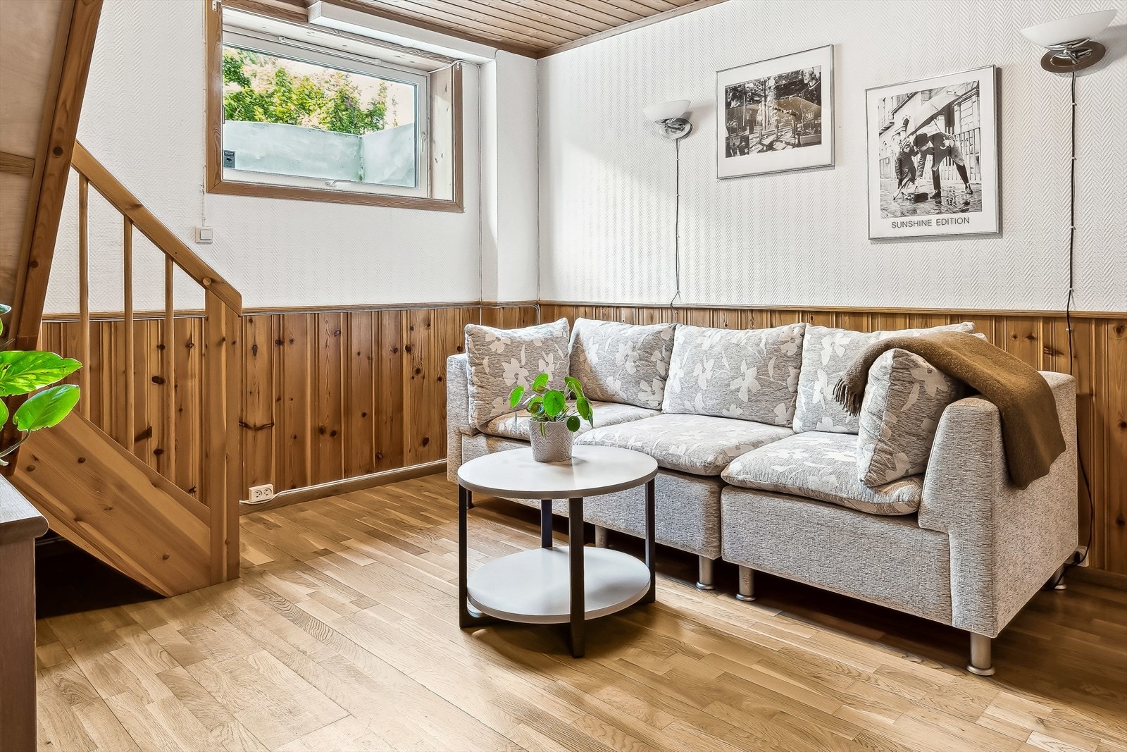 Gang i kjeller. Galleribilde